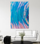 Beach Rocks Abstract 2 by Kyle Goldie on GIANT ART - pink abstract