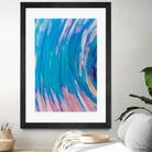 Beach Rocks Abstract 2 by Kyle Goldie on GIANT ART - pink abstract