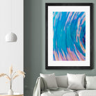 Beach Rocks Abstract 2 by Kyle Goldie on GIANT ART - pink abstract