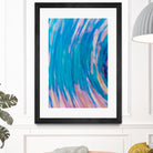 Beach Rocks Abstract 2 by Kyle Goldie on GIANT ART - pink abstract