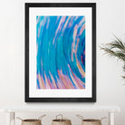 Beach Rocks Abstract 2 by Kyle Goldie on GIANT ART - pink abstract