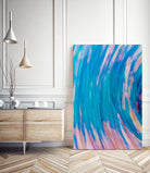 Beach Rocks Abstract 2 by Kyle Goldie on GIANT ART - pink abstract