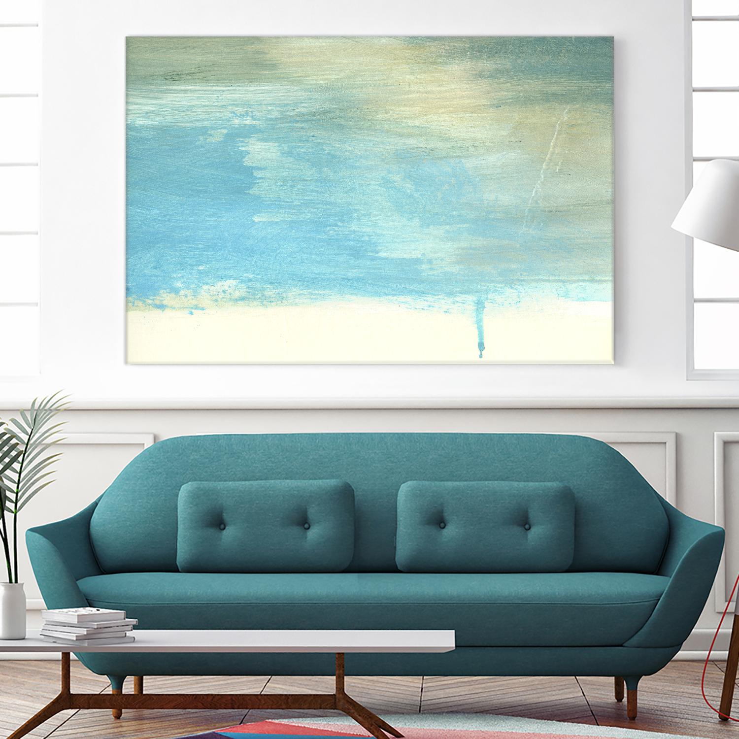 Coastal Seascapes A by THE Studio on GIANT ART - beige abstract