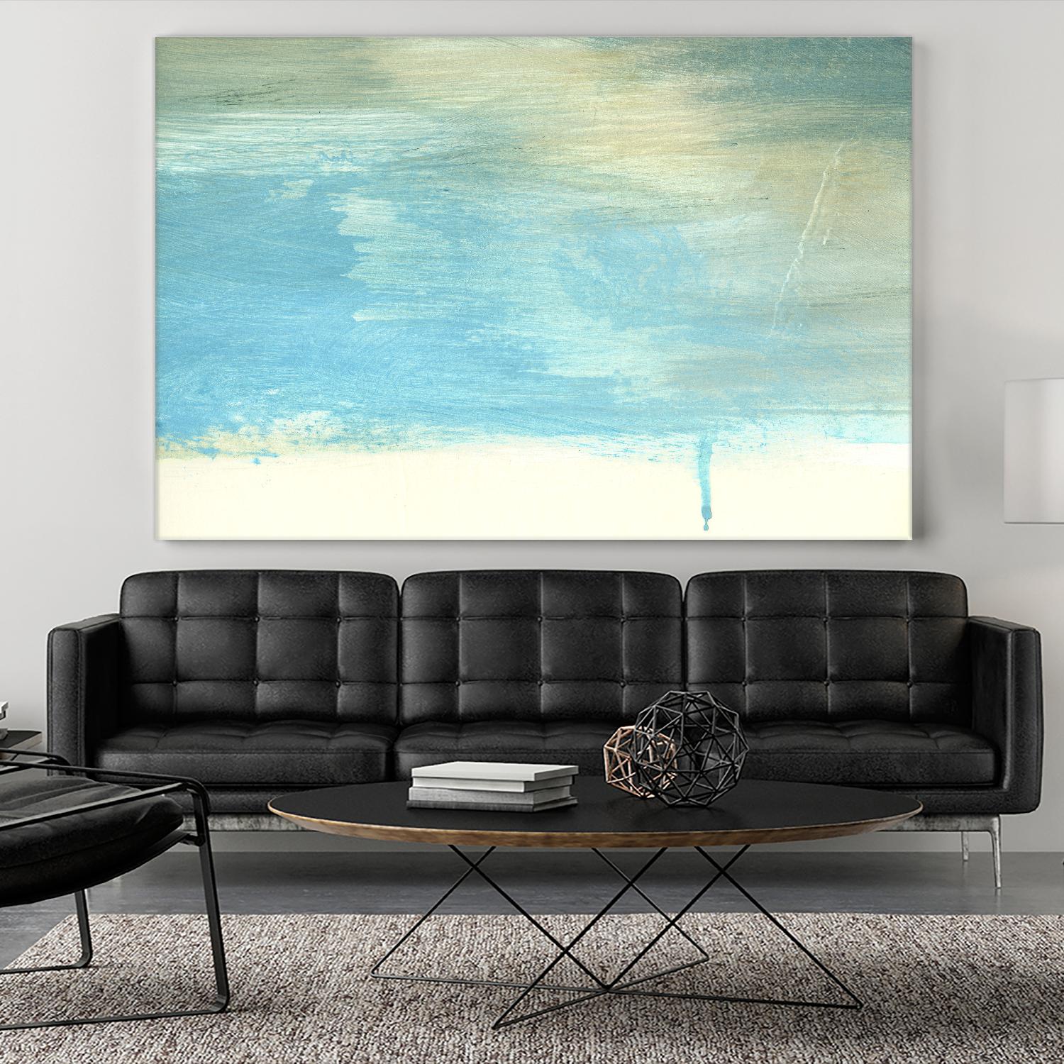 Coastal Seascapes A by THE Studio on GIANT ART - beige abstract
