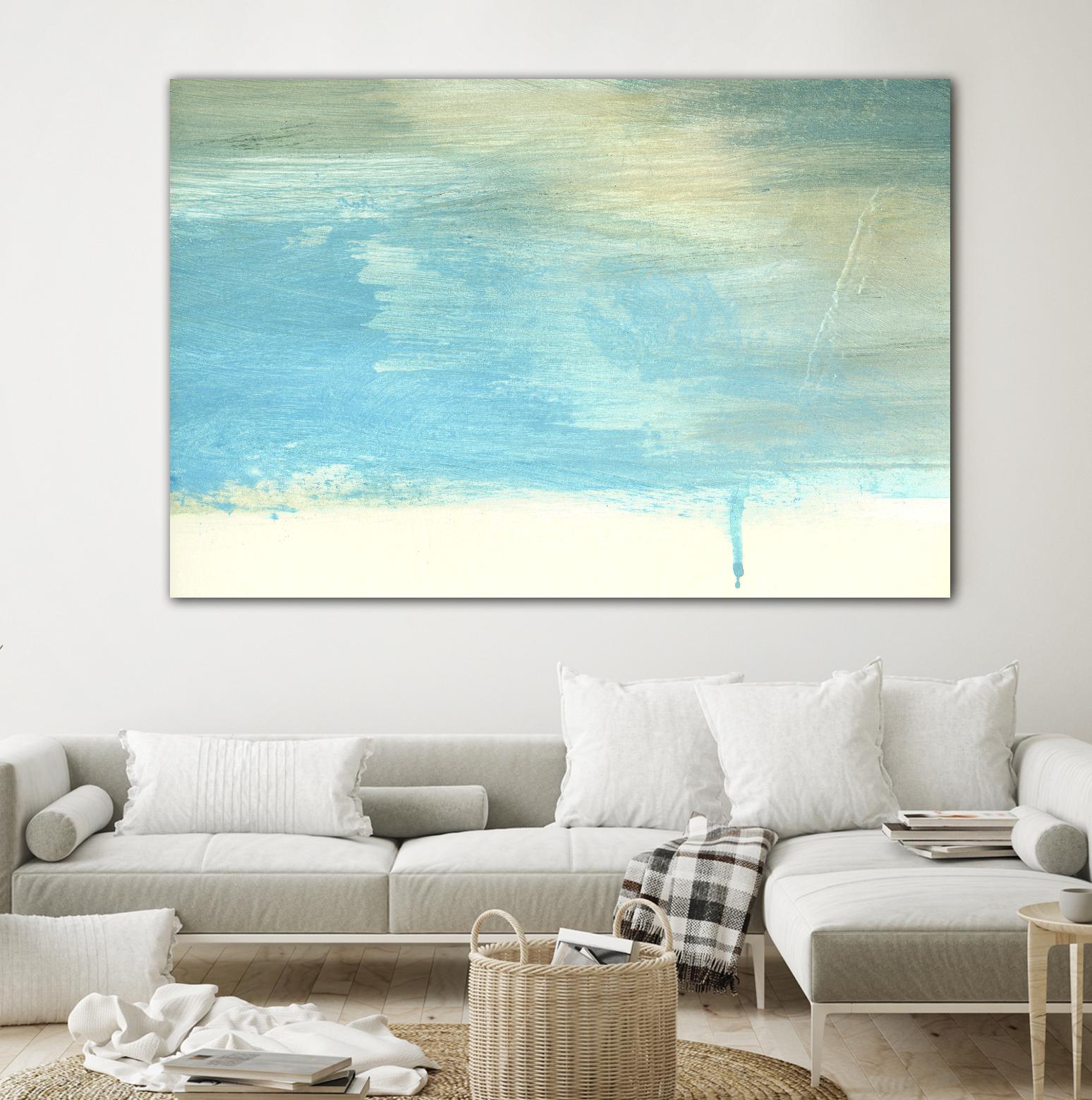 Coastal Seascapes A by THE Studio on GIANT ART - beige abstract