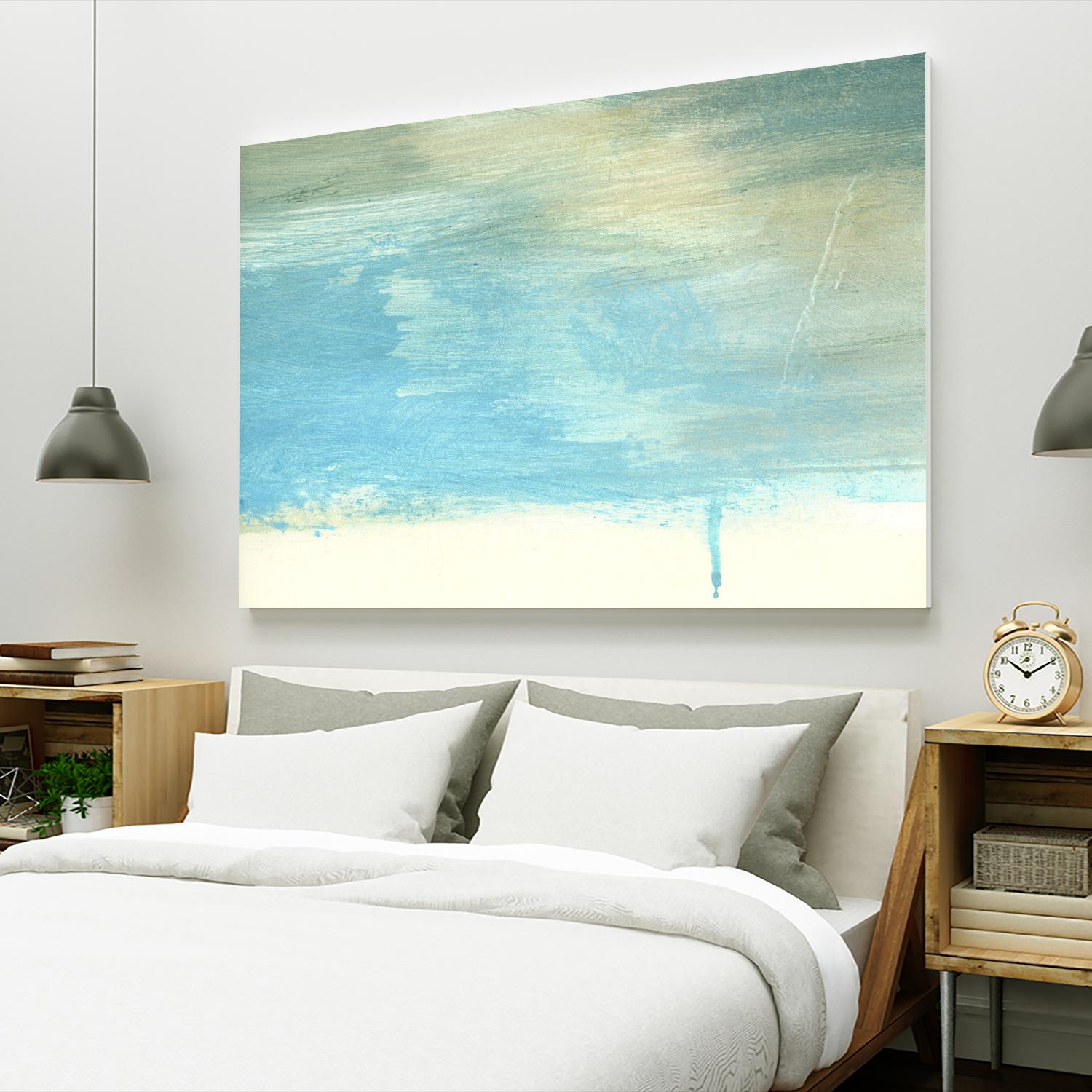 Coastal Seascapes A by THE Studio on GIANT ART - beige abstract