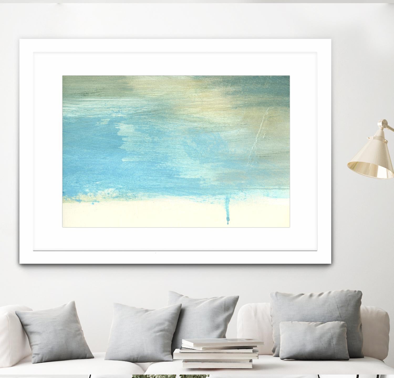 Coastal Seascapes A by THE Studio on GIANT ART - beige abstract