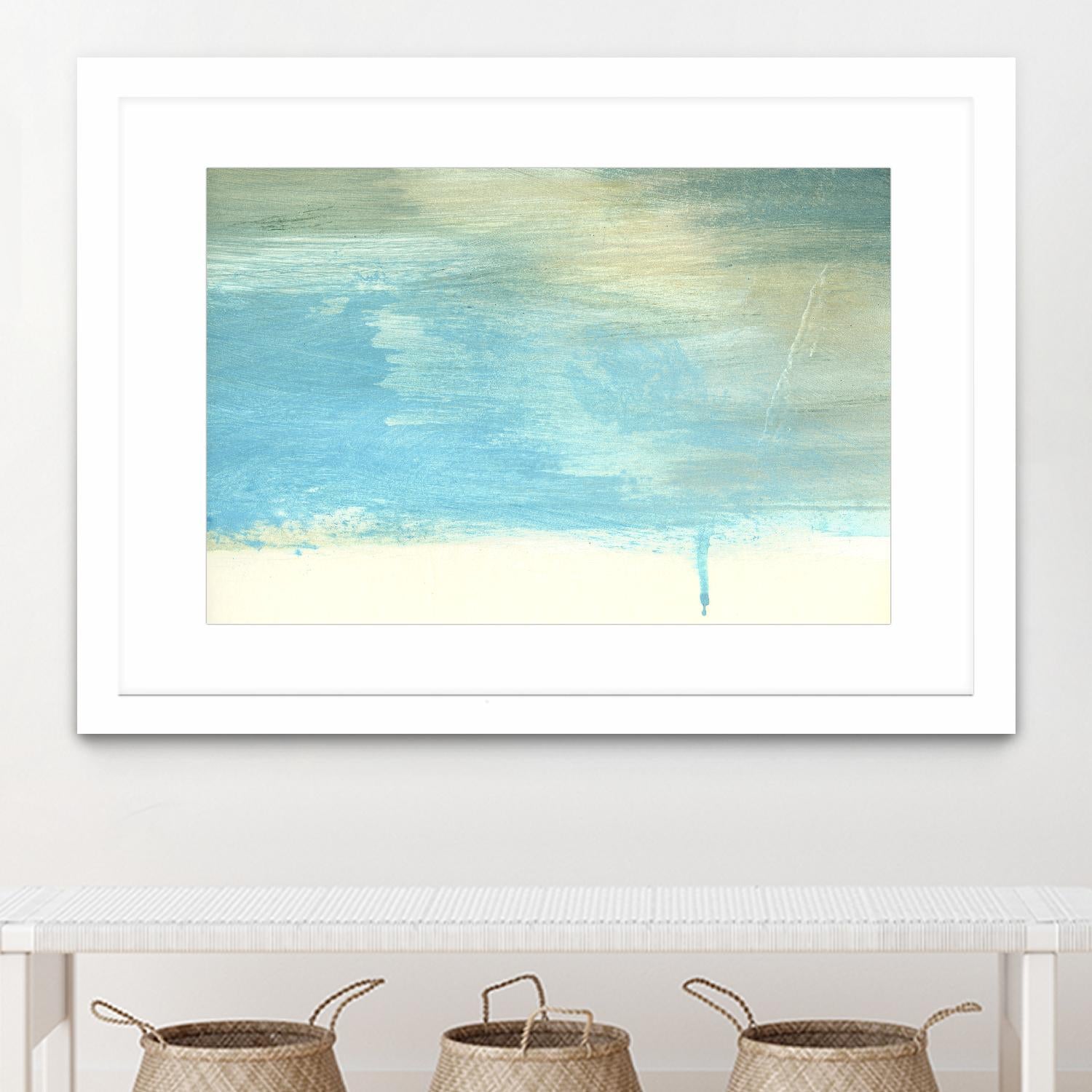 Coastal Seascapes A by THE Studio on GIANT ART - beige abstract