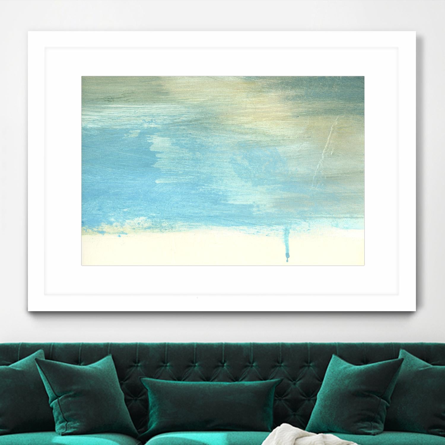 Coastal Seascapes A by THE Studio on GIANT ART - beige abstract