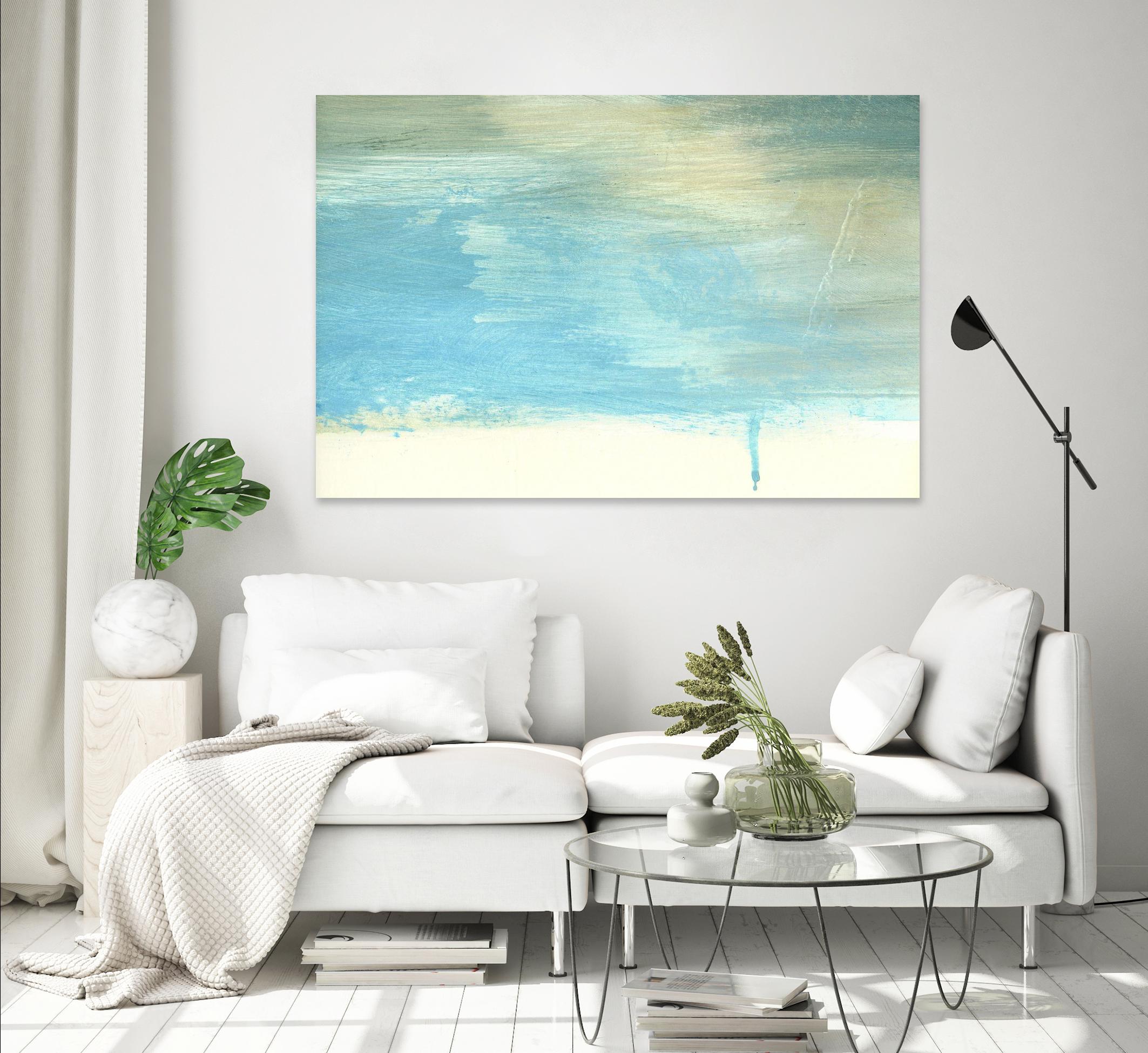 Coastal Seascapes A by THE Studio on GIANT ART - beige abstract