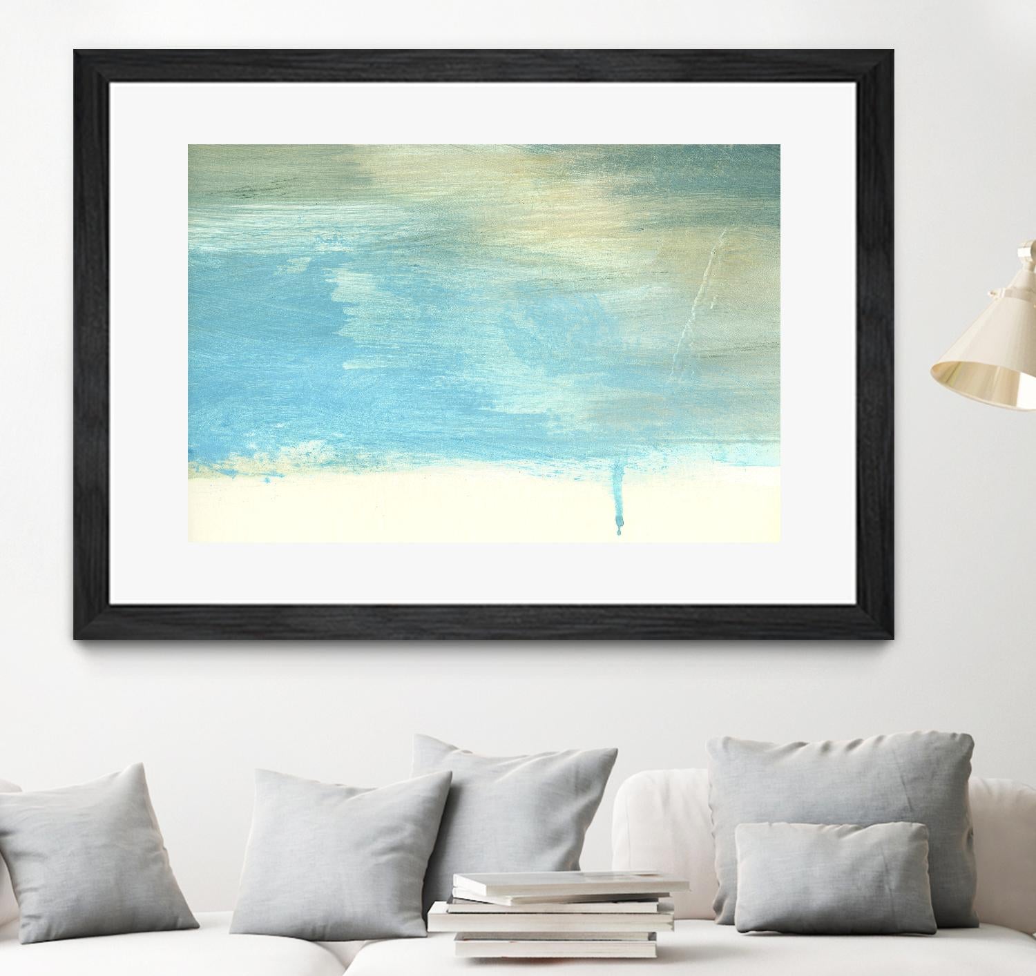 Coastal Seascapes A by THE Studio on GIANT ART - beige abstract