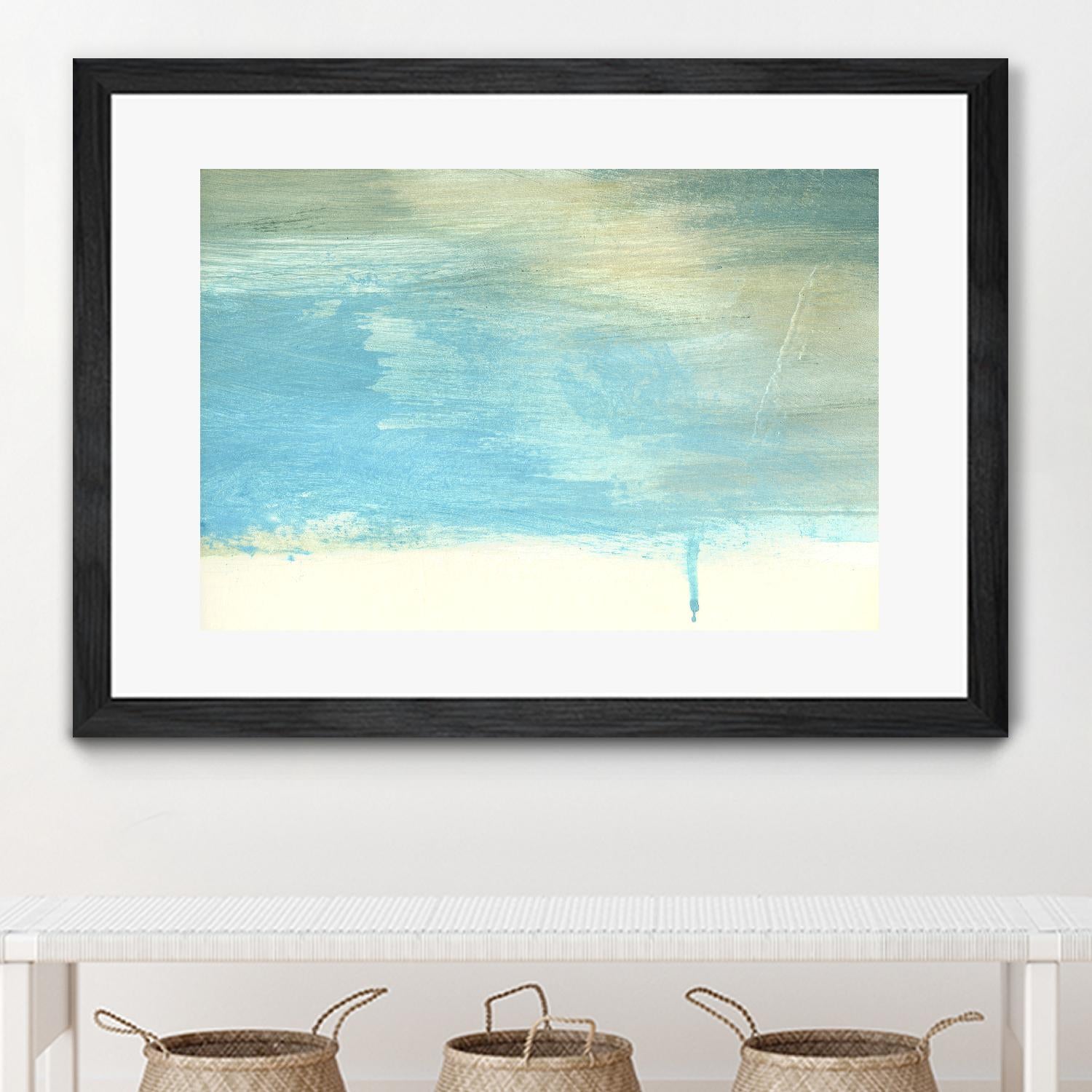 Coastal Seascapes A by THE Studio on GIANT ART - beige abstract
