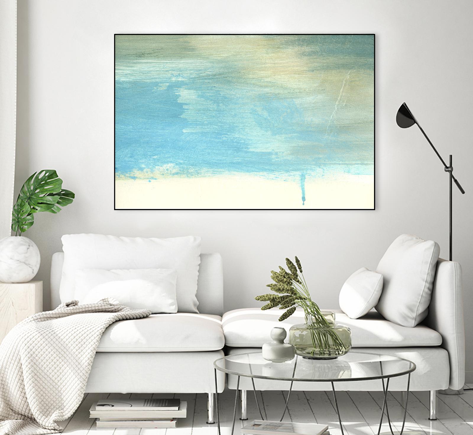 Coastal Seascapes A by THE Studio on GIANT ART - beige abstract