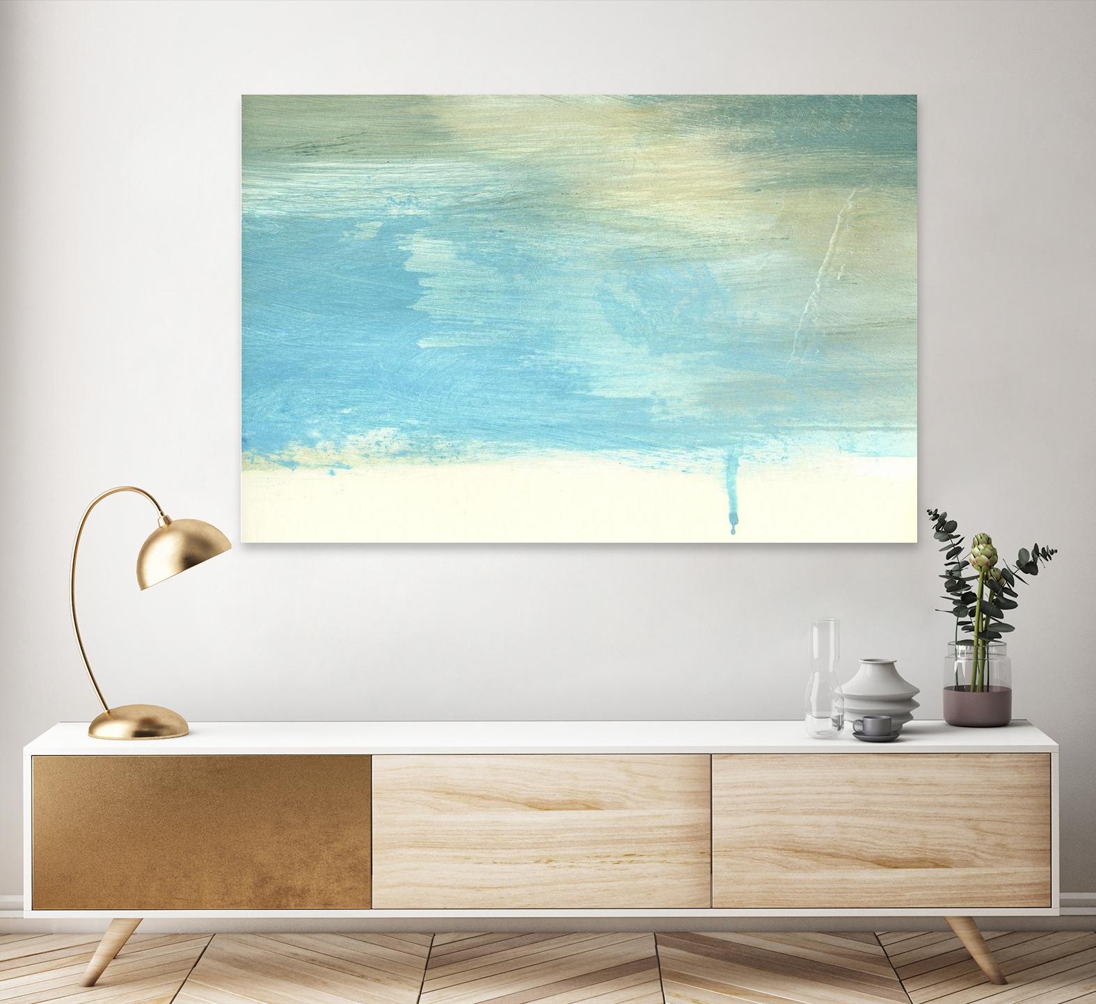 Coastal Seascapes A by THE Studio on GIANT ART - beige abstract