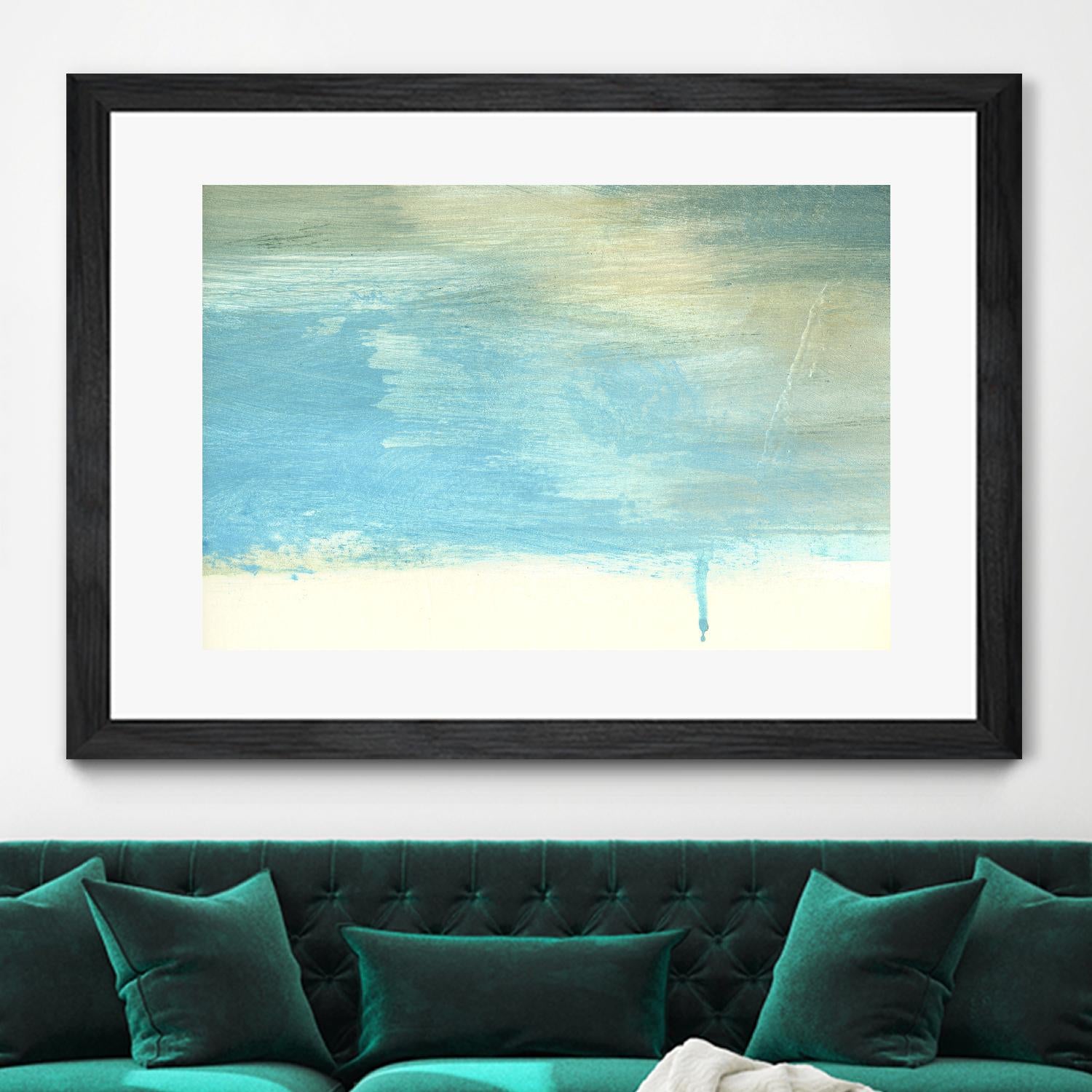 Coastal Seascapes A by THE Studio on GIANT ART - beige abstract
