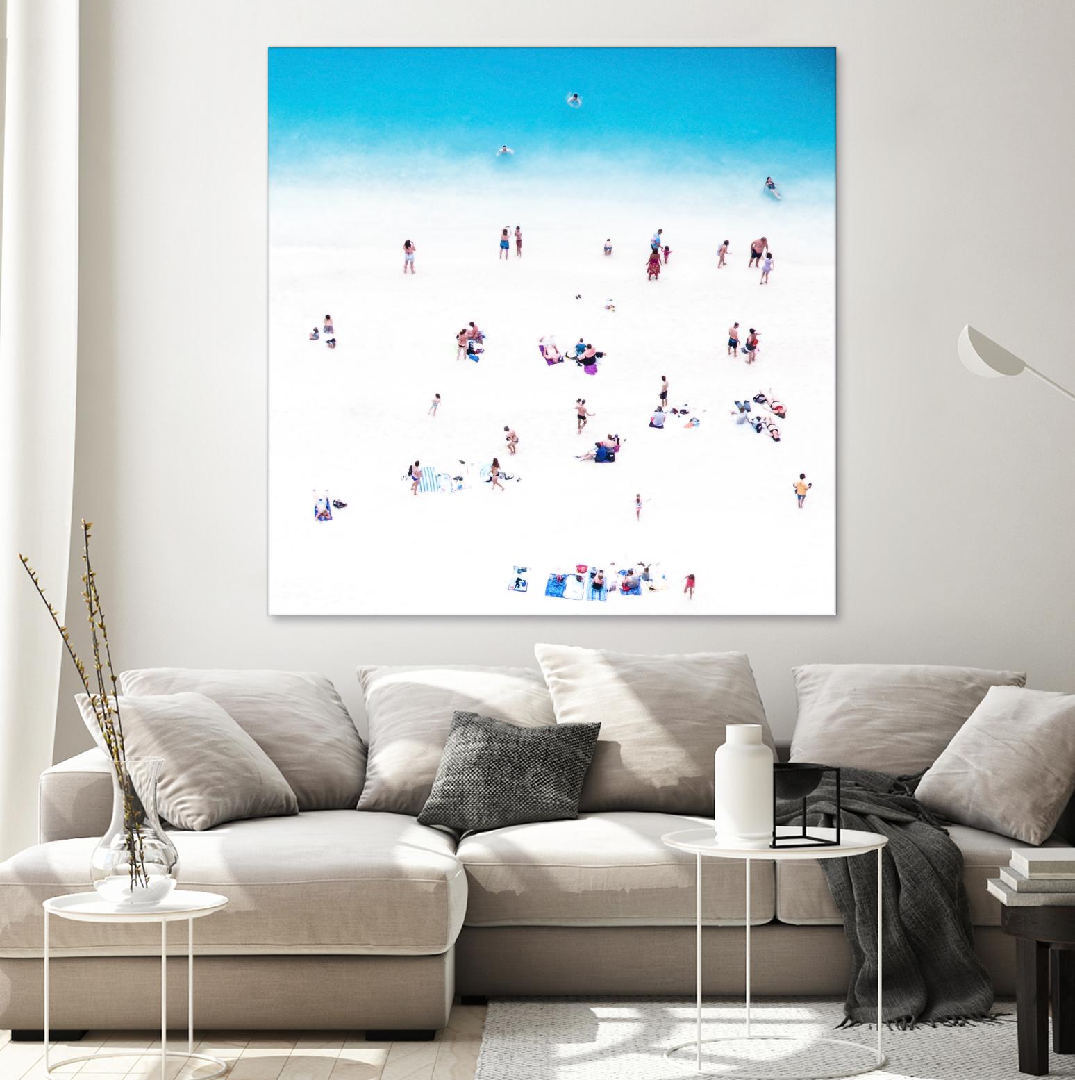 Whitewashed Beach B by THE Studio on GIANT ART - blue everyday life