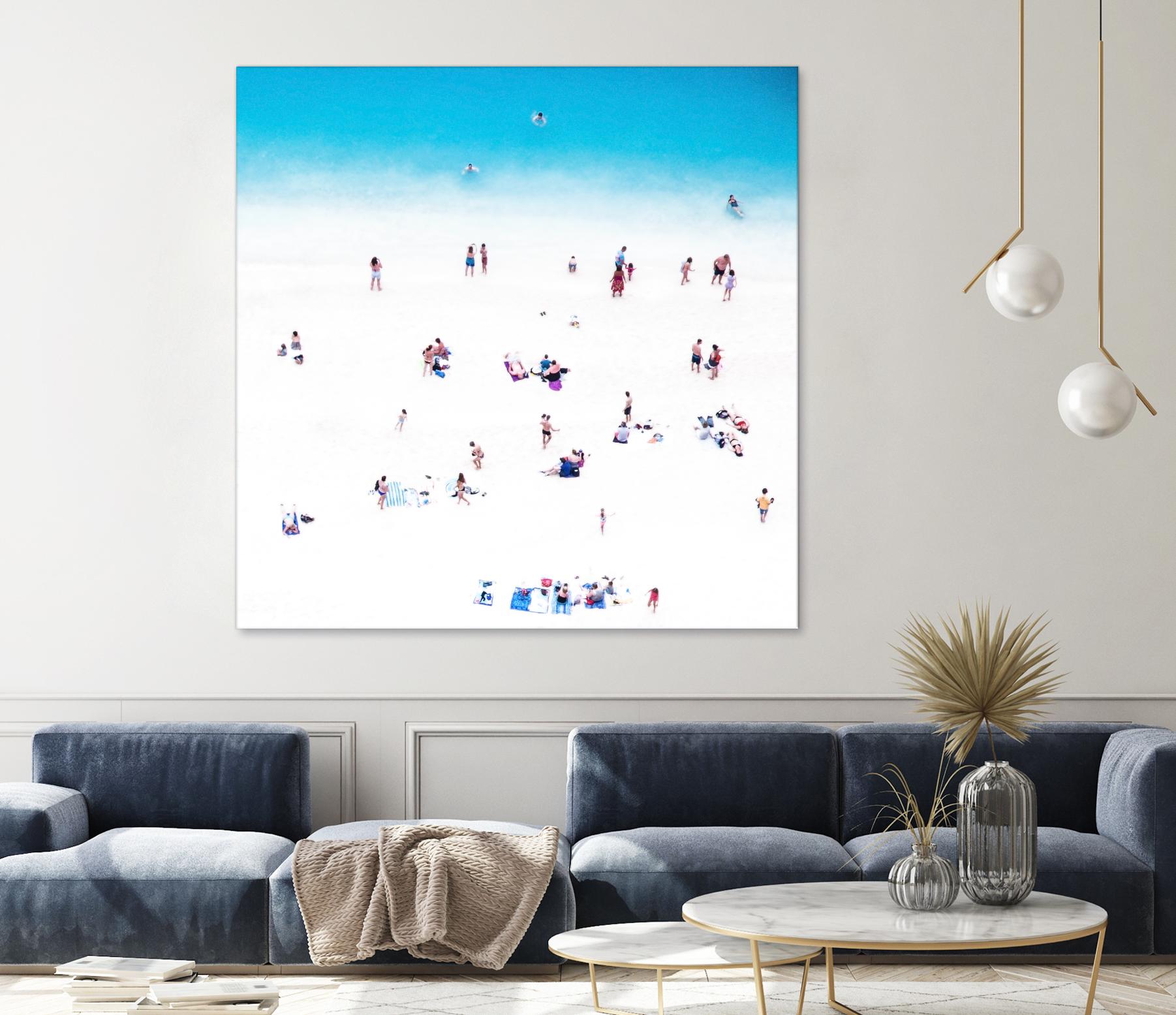 Whitewashed Beach B by THE Studio on GIANT ART - blue everyday life