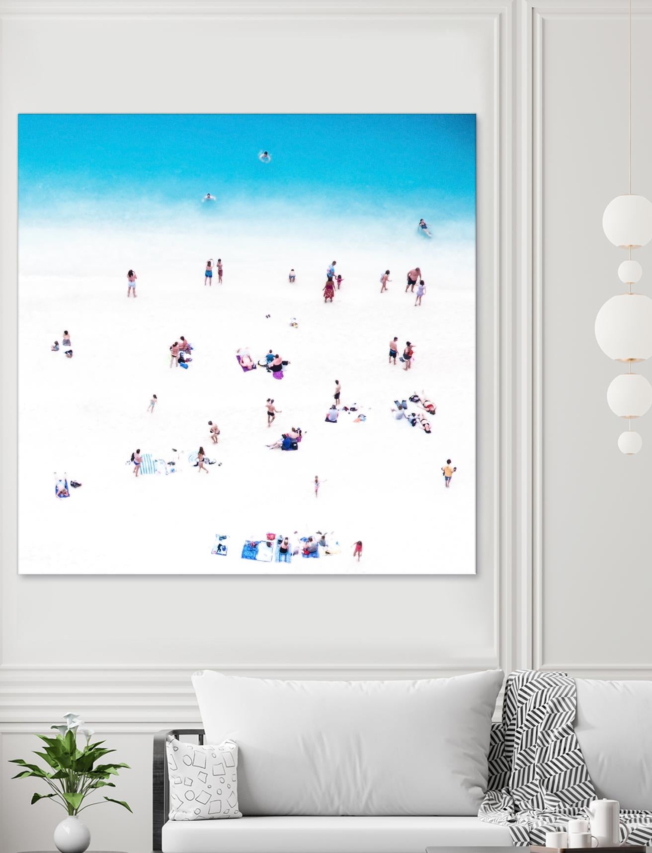 Whitewashed Beach B by THE Studio on GIANT ART - blue everyday life