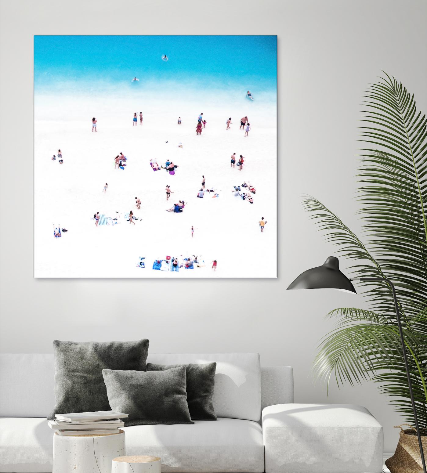 Whitewashed Beach B by THE Studio on GIANT ART - blue everyday life