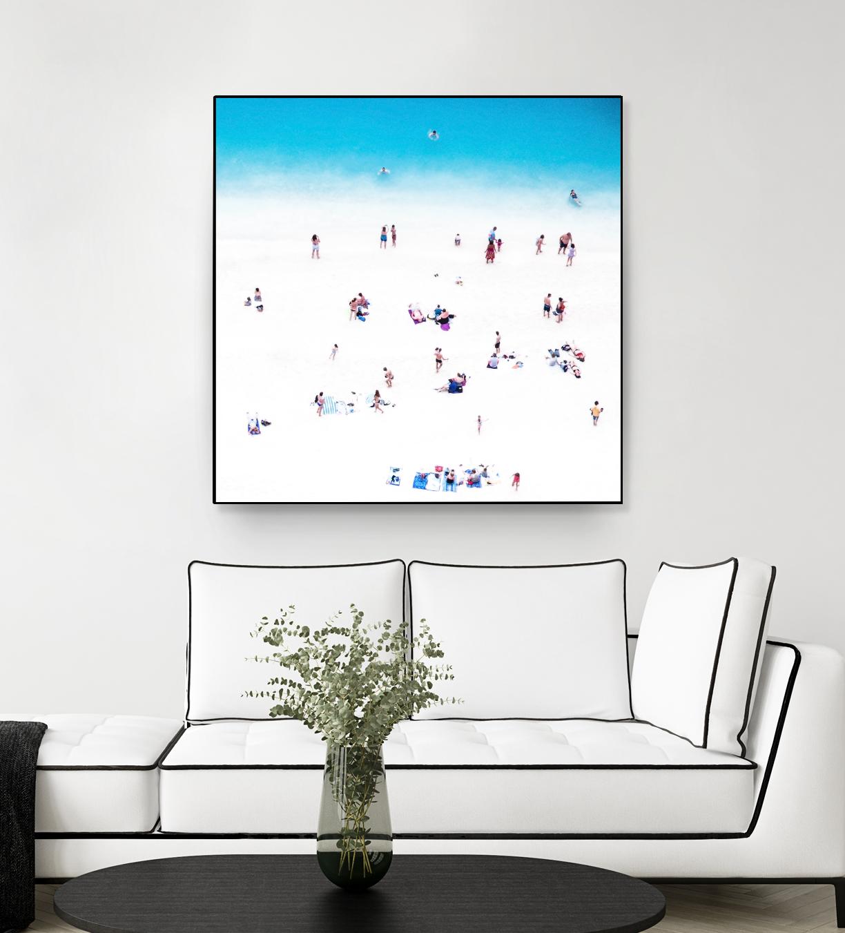 Whitewashed Beach B by THE Studio on GIANT ART - blue everyday life