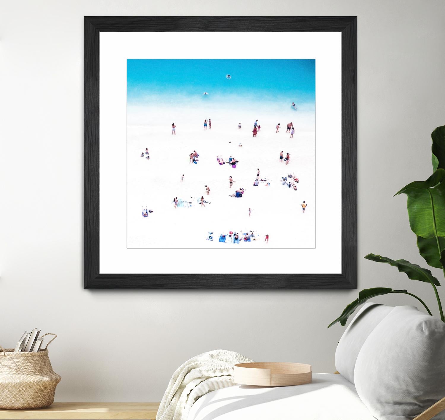 Whitewashed Beach B by THE Studio on GIANT ART - blue everyday life
