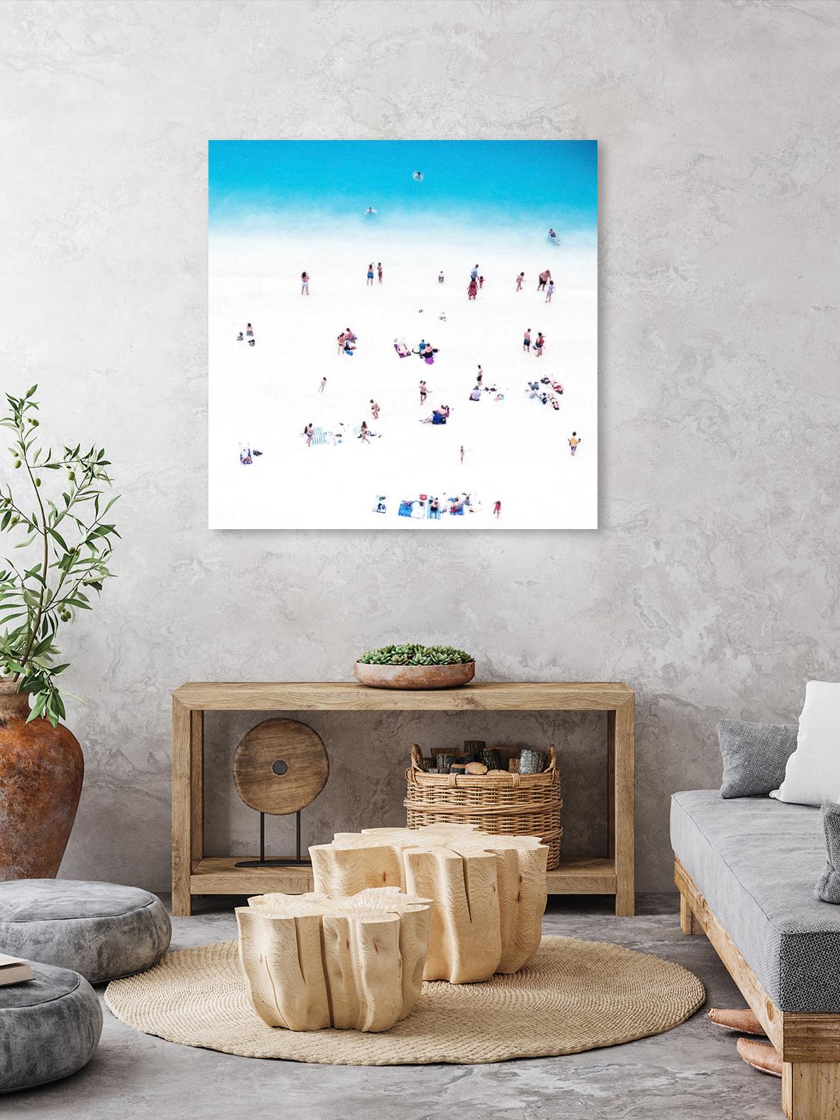 Whitewashed Beach B by THE Studio on GIANT ART - blue everyday life