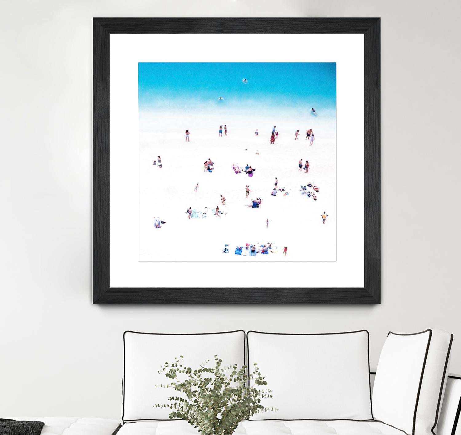 Whitewashed Beach B by THE Studio on GIANT ART - blue everyday life