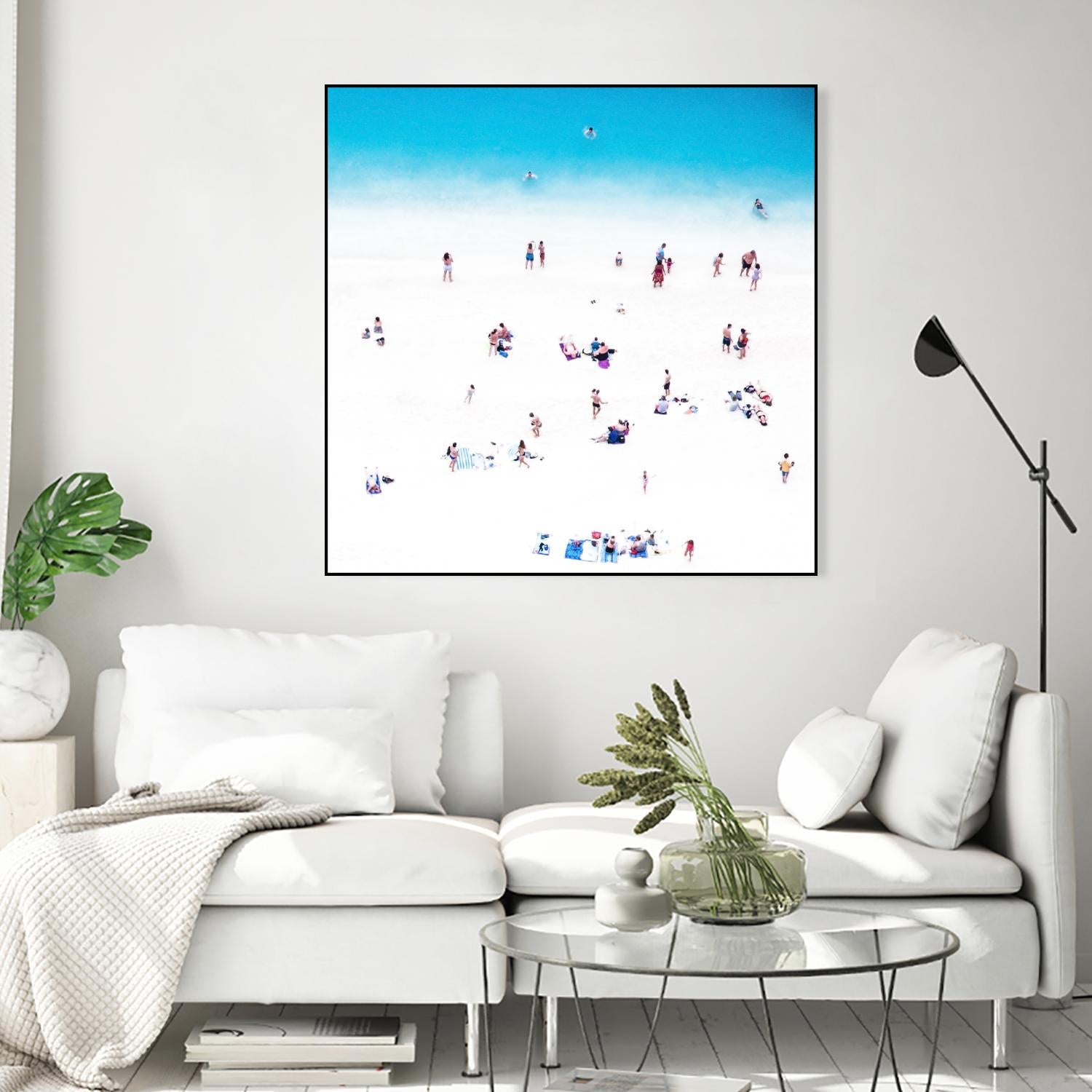 Whitewashed Beach B by THE Studio on GIANT ART - blue everyday life