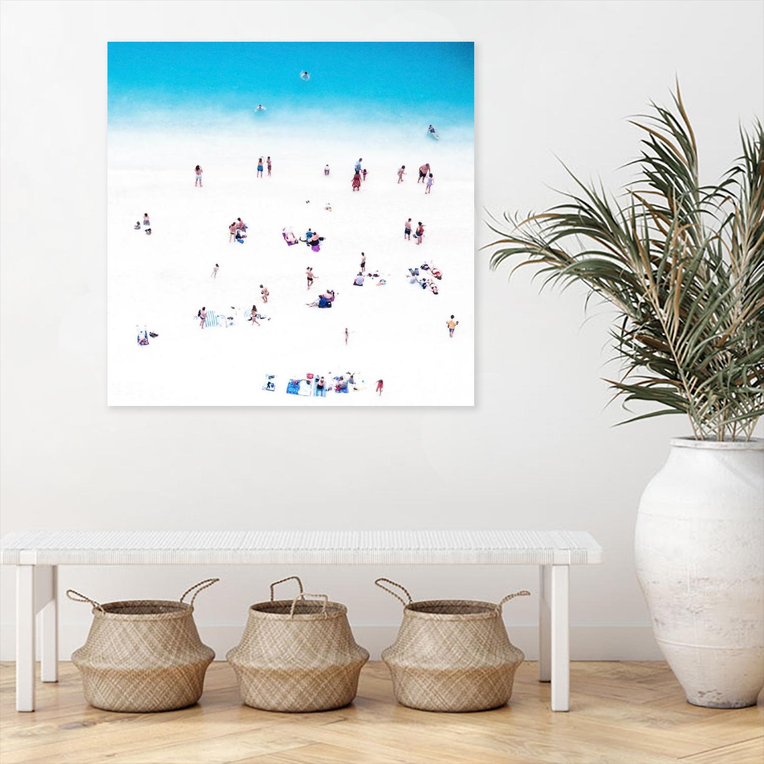 Whitewashed Beach B by THE Studio on GIANT ART - blue everyday life