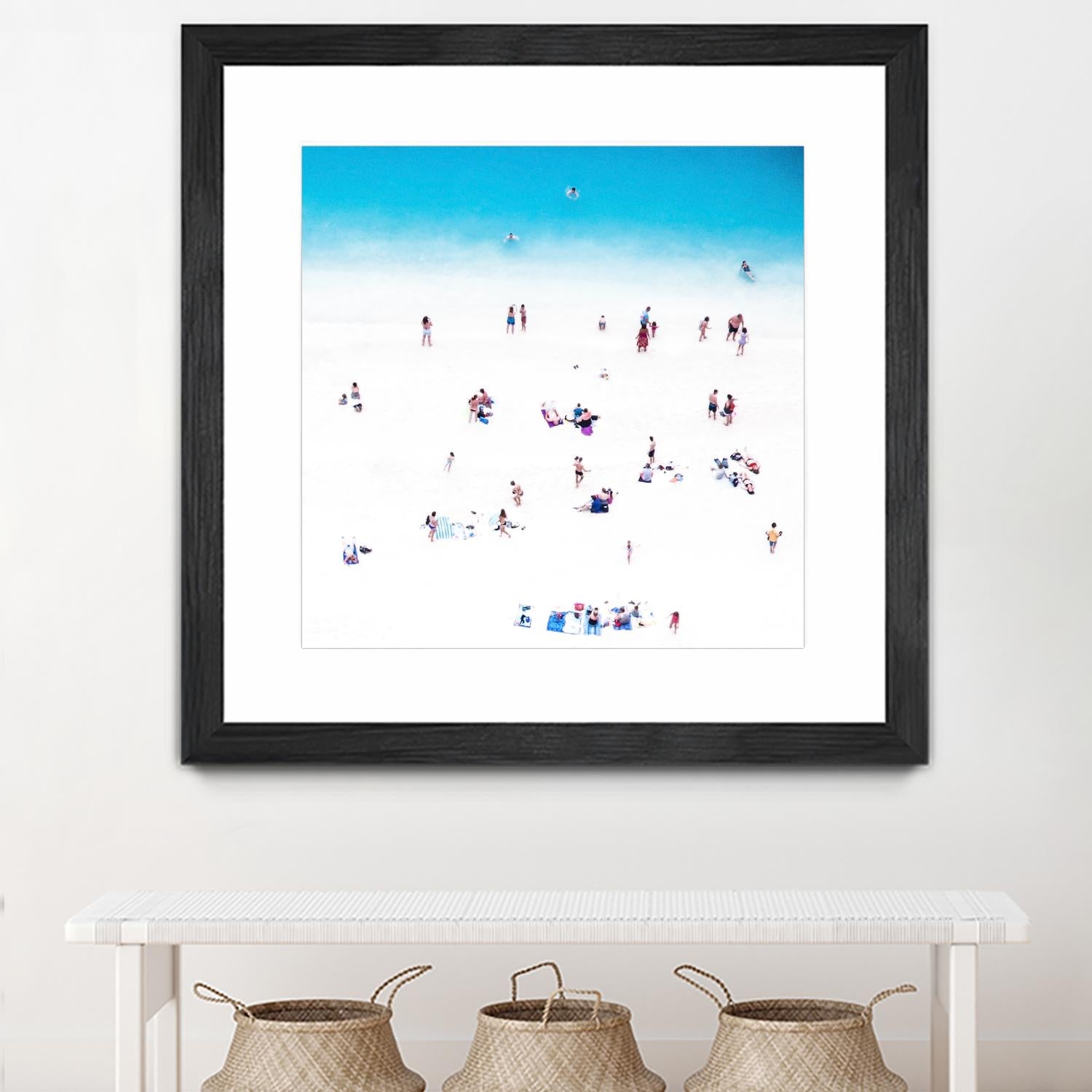 Whitewashed Beach B by THE Studio on GIANT ART - blue everyday life