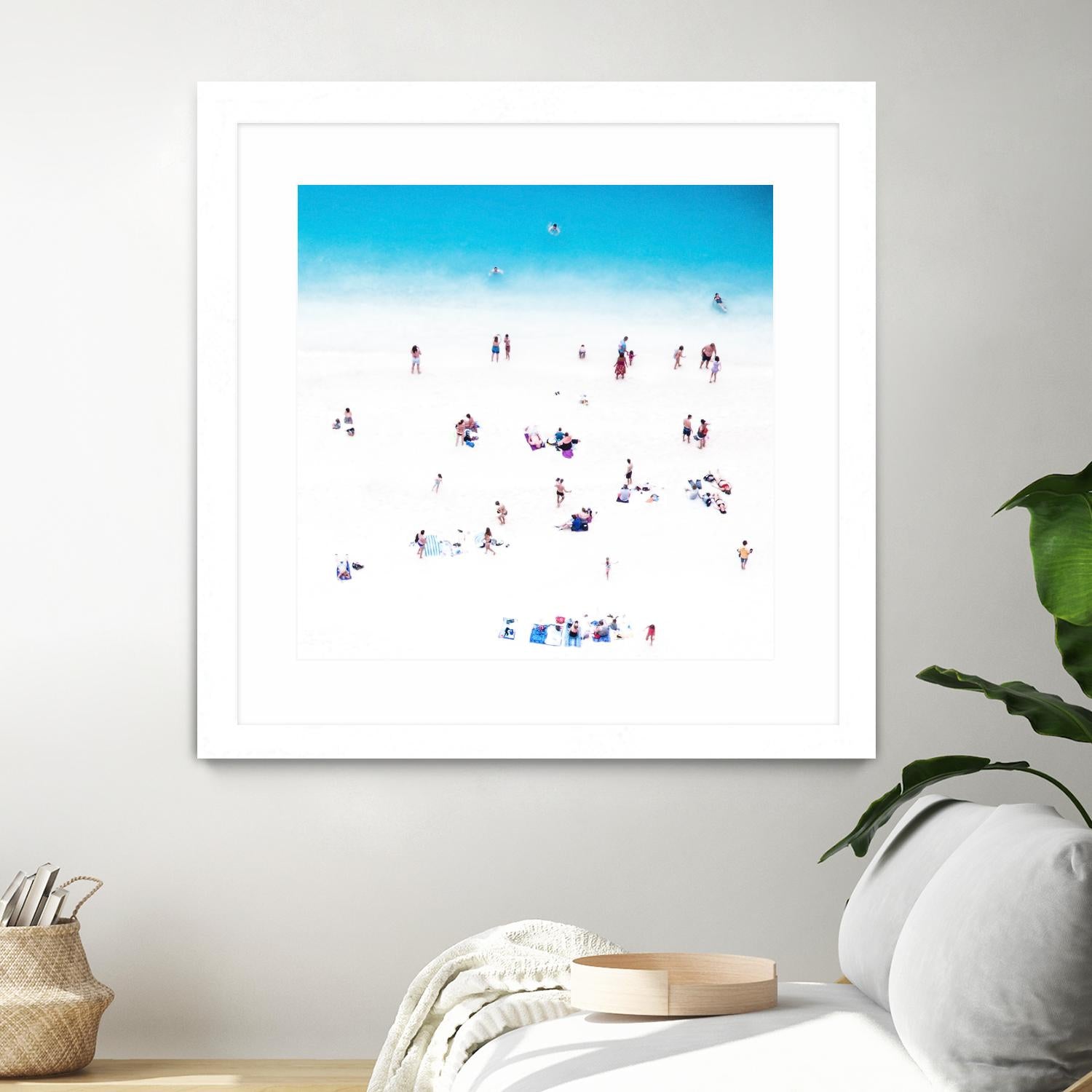 Whitewashed Beach B by THE Studio on GIANT ART - blue everyday life