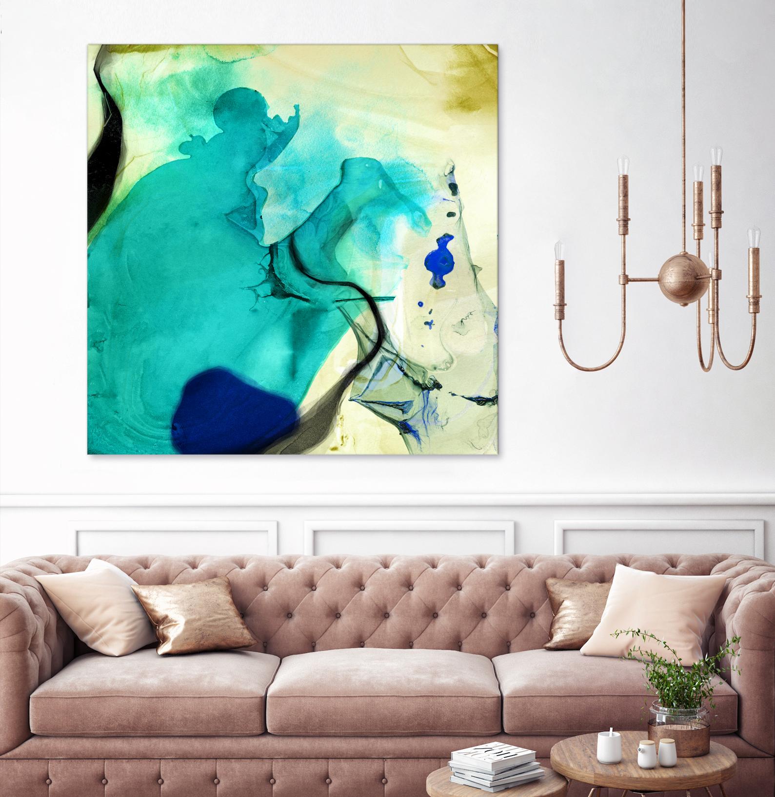 Neon Dreaming D by THE Studio on GIANT ART - blue abstract