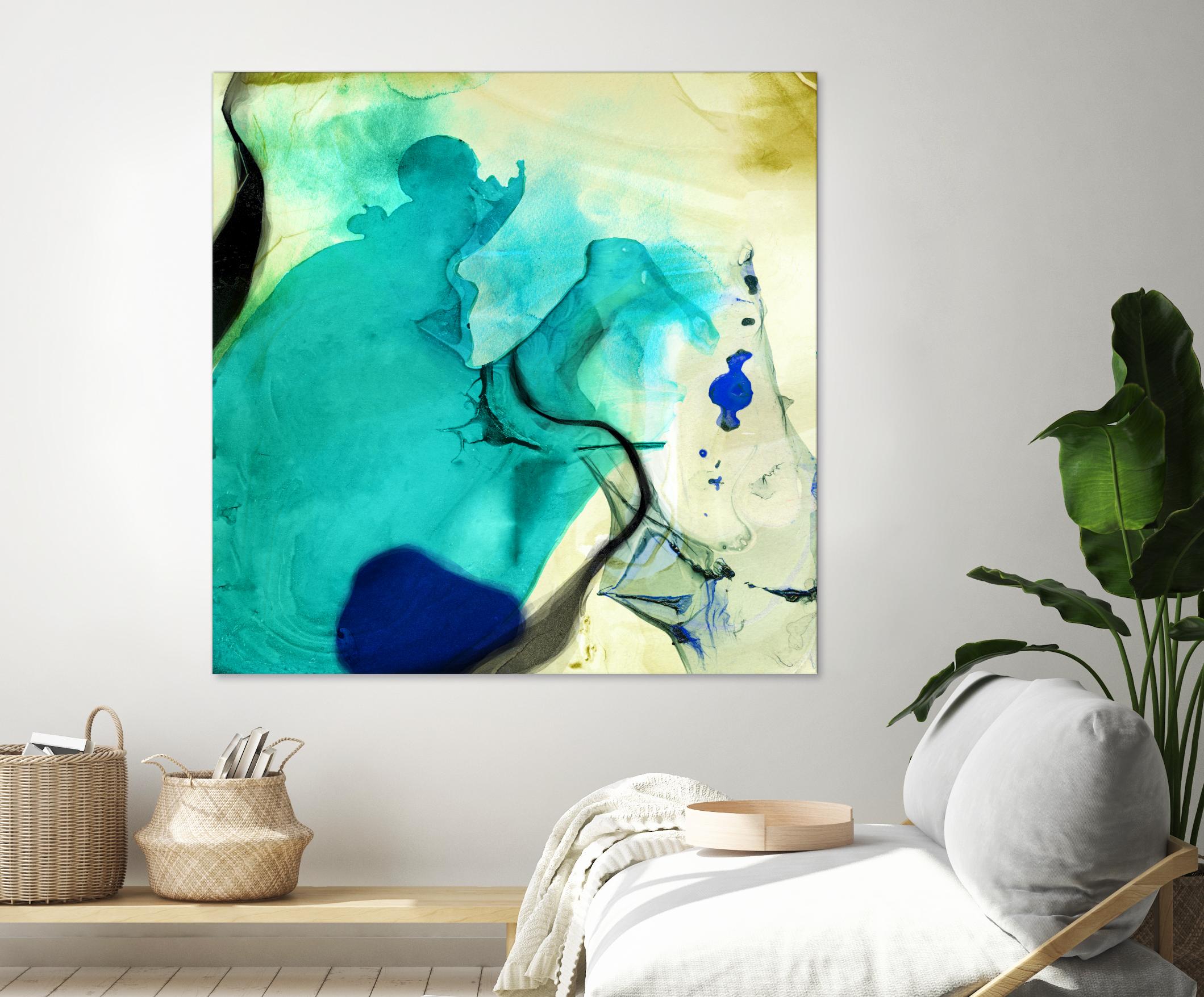 Neon Dreaming D by THE Studio on GIANT ART - blue abstract