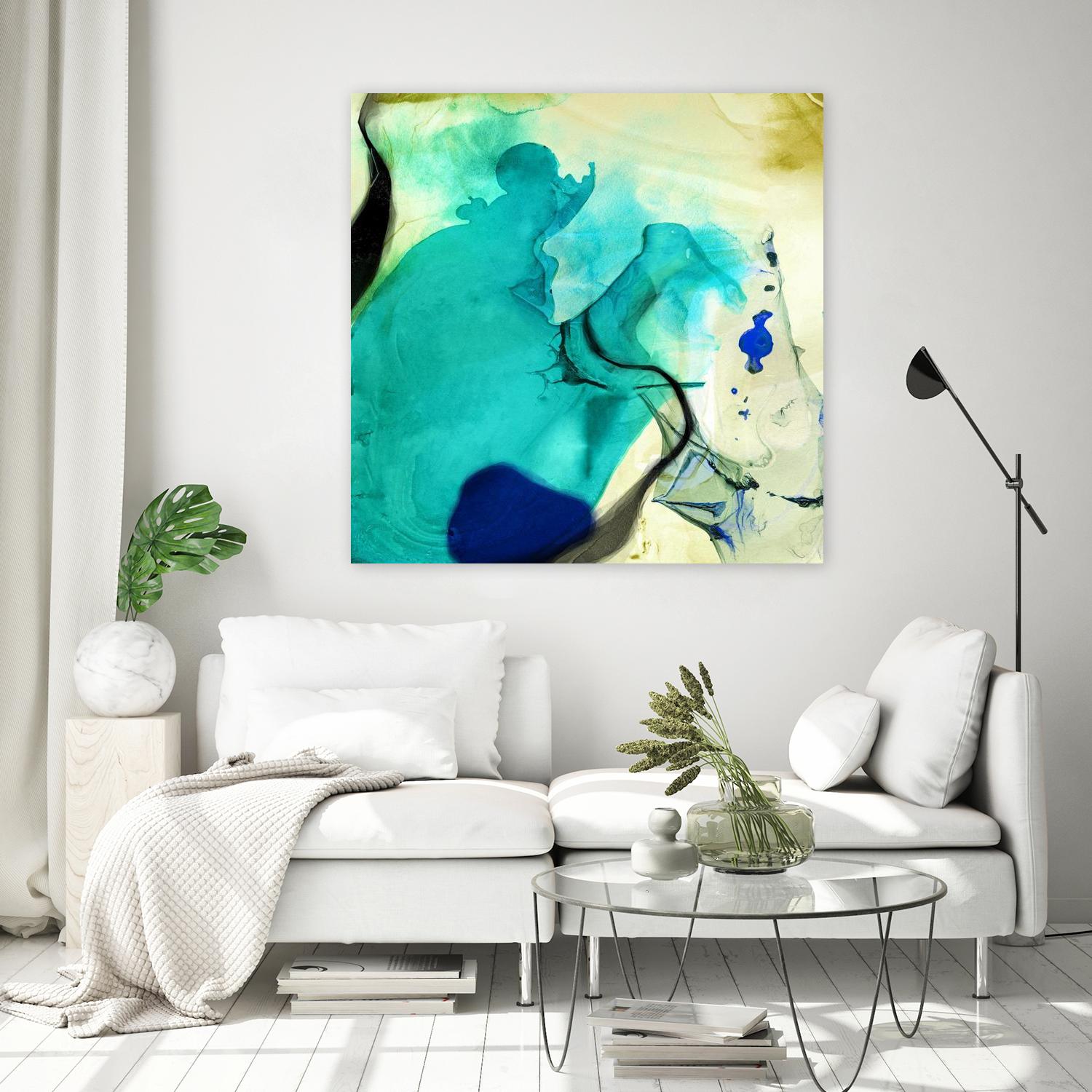Neon Dreaming D by THE Studio on GIANT ART - blue abstract