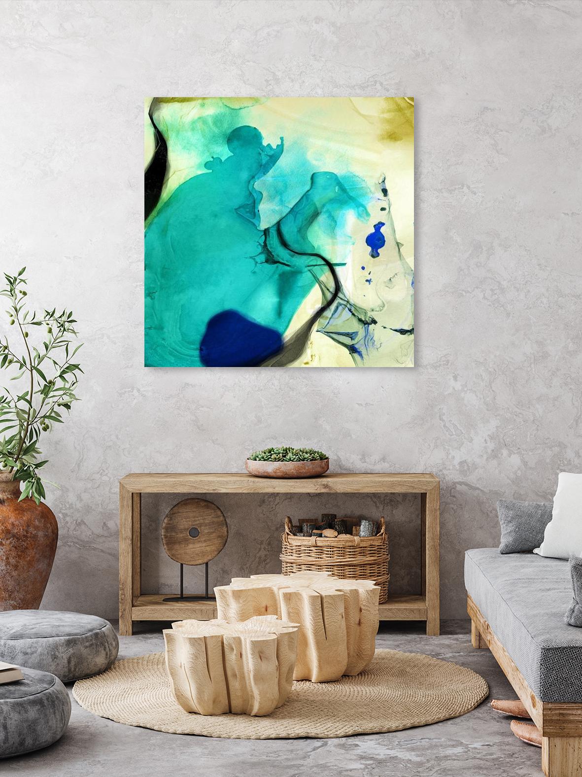 Neon Dreaming D by THE Studio on GIANT ART - blue abstract