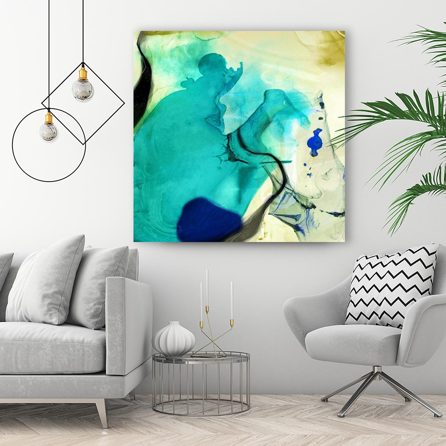 Neon Dreaming D by THE Studio on GIANT ART - blue abstract