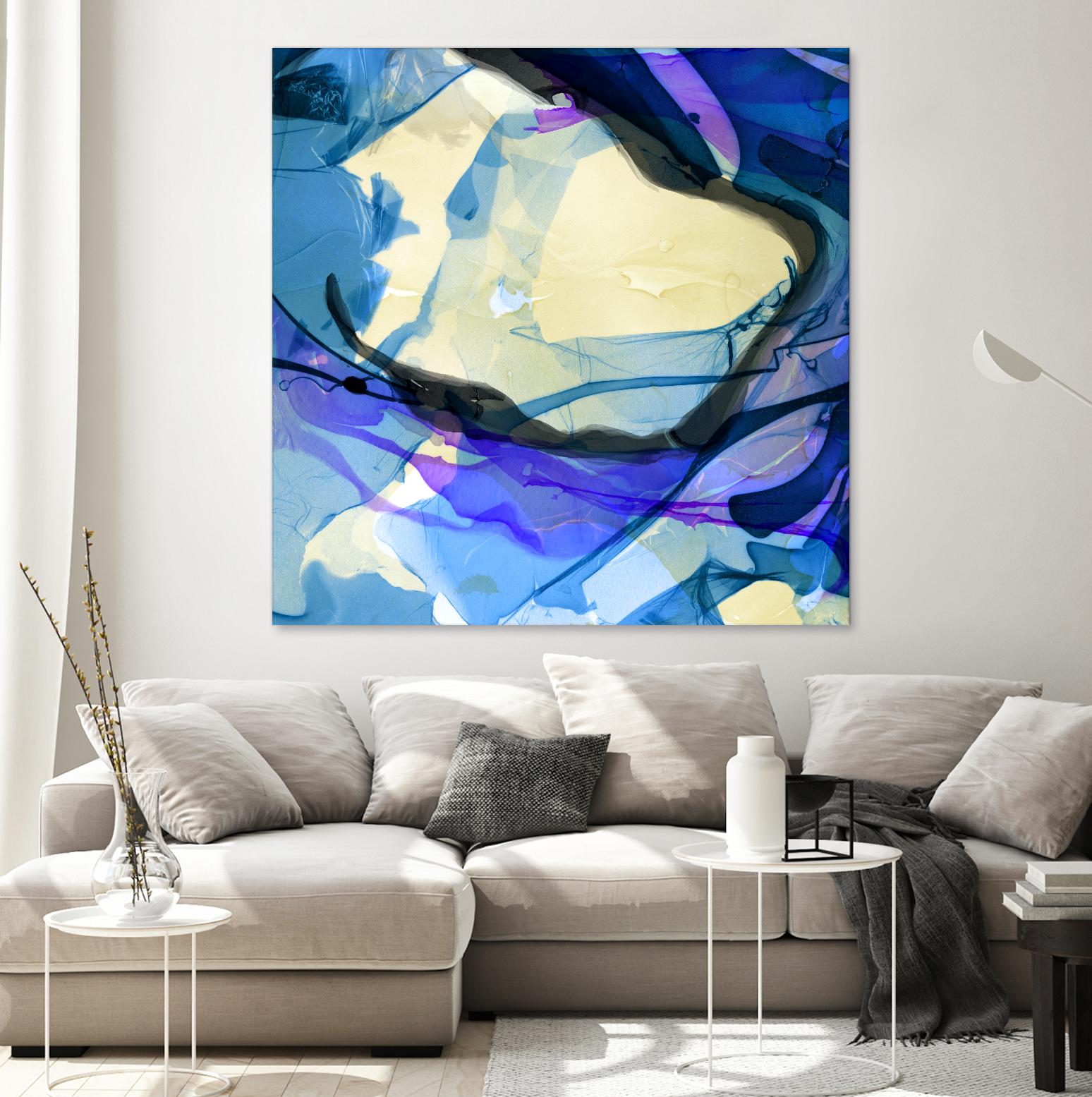 Neon Dreaming I by THE Studio on GIANT ART - purple abstract