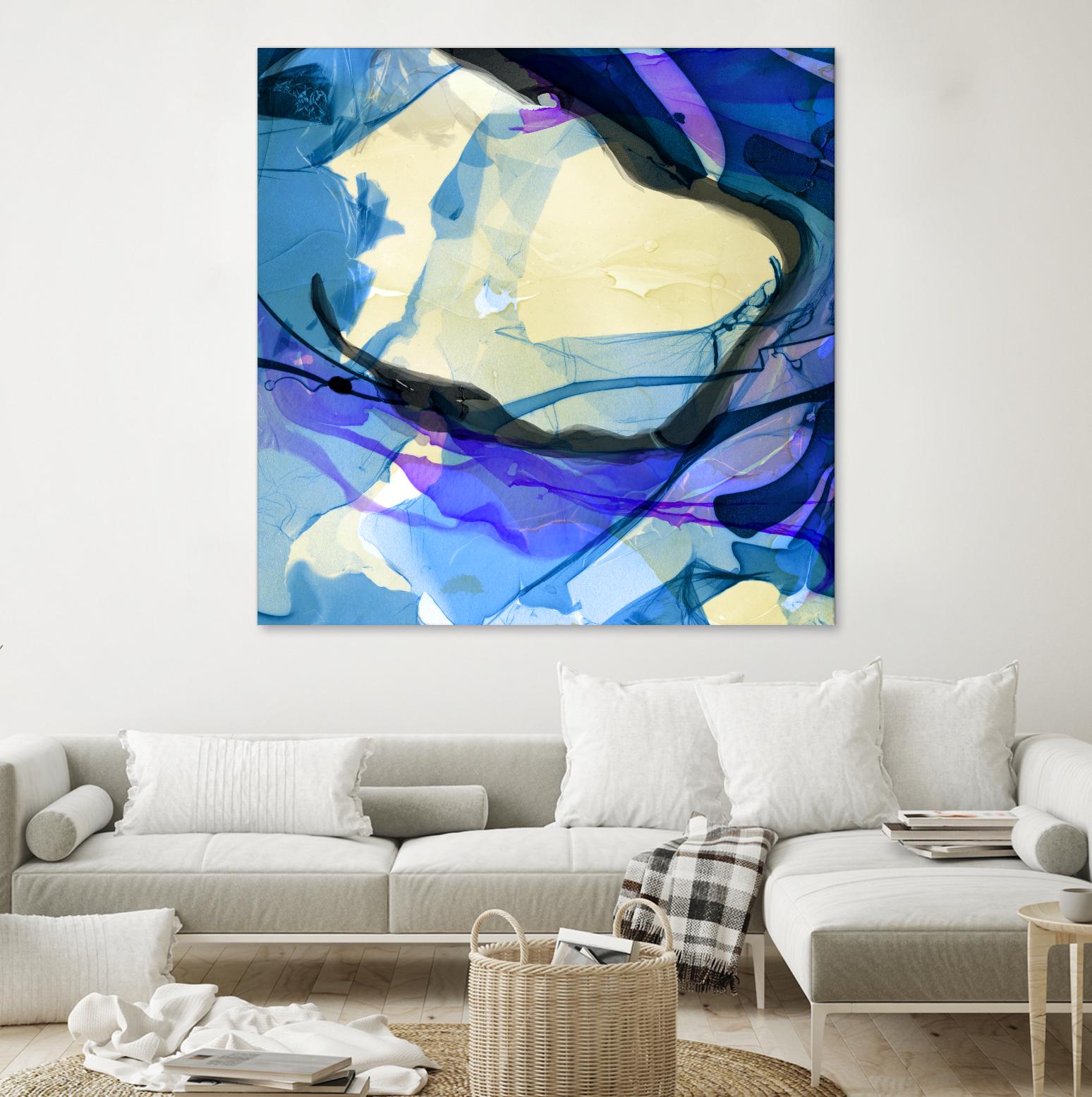 Neon Dreaming I by THE Studio on GIANT ART - purple abstract