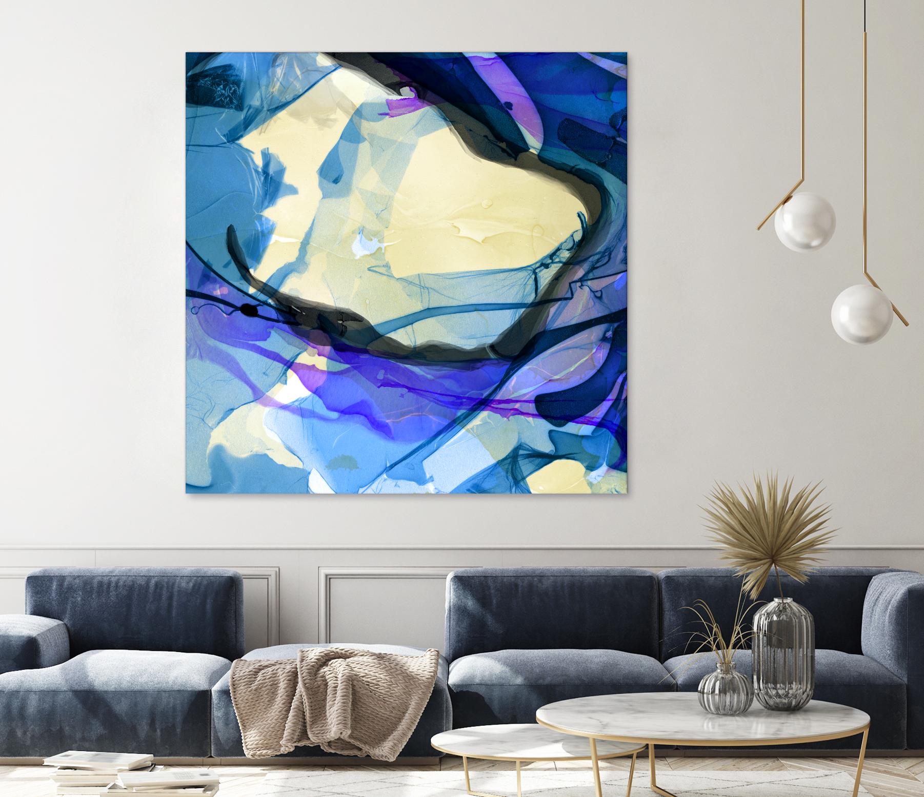 Neon Dreaming I by THE Studio on GIANT ART - purple abstract