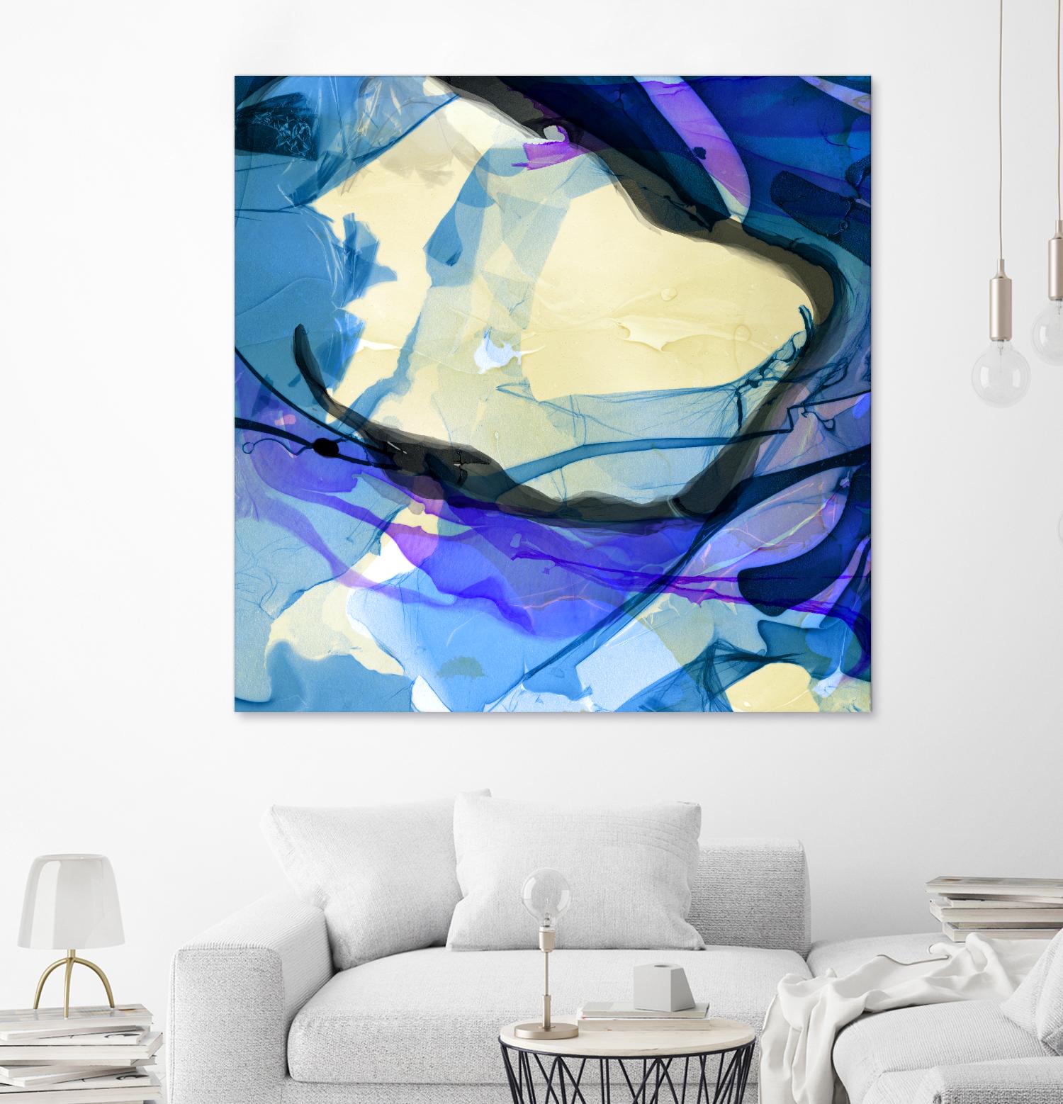 Neon Dreaming I by THE Studio on GIANT ART - purple abstract