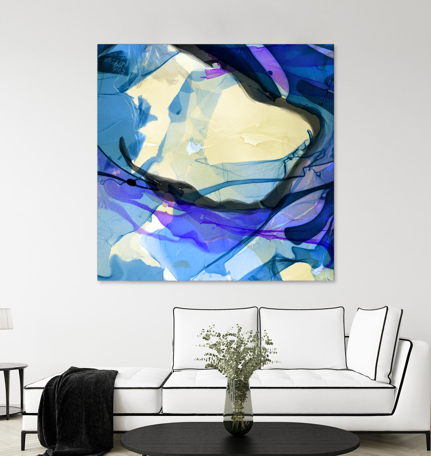 Neon Dreaming I by THE Studio on GIANT ART - purple abstract