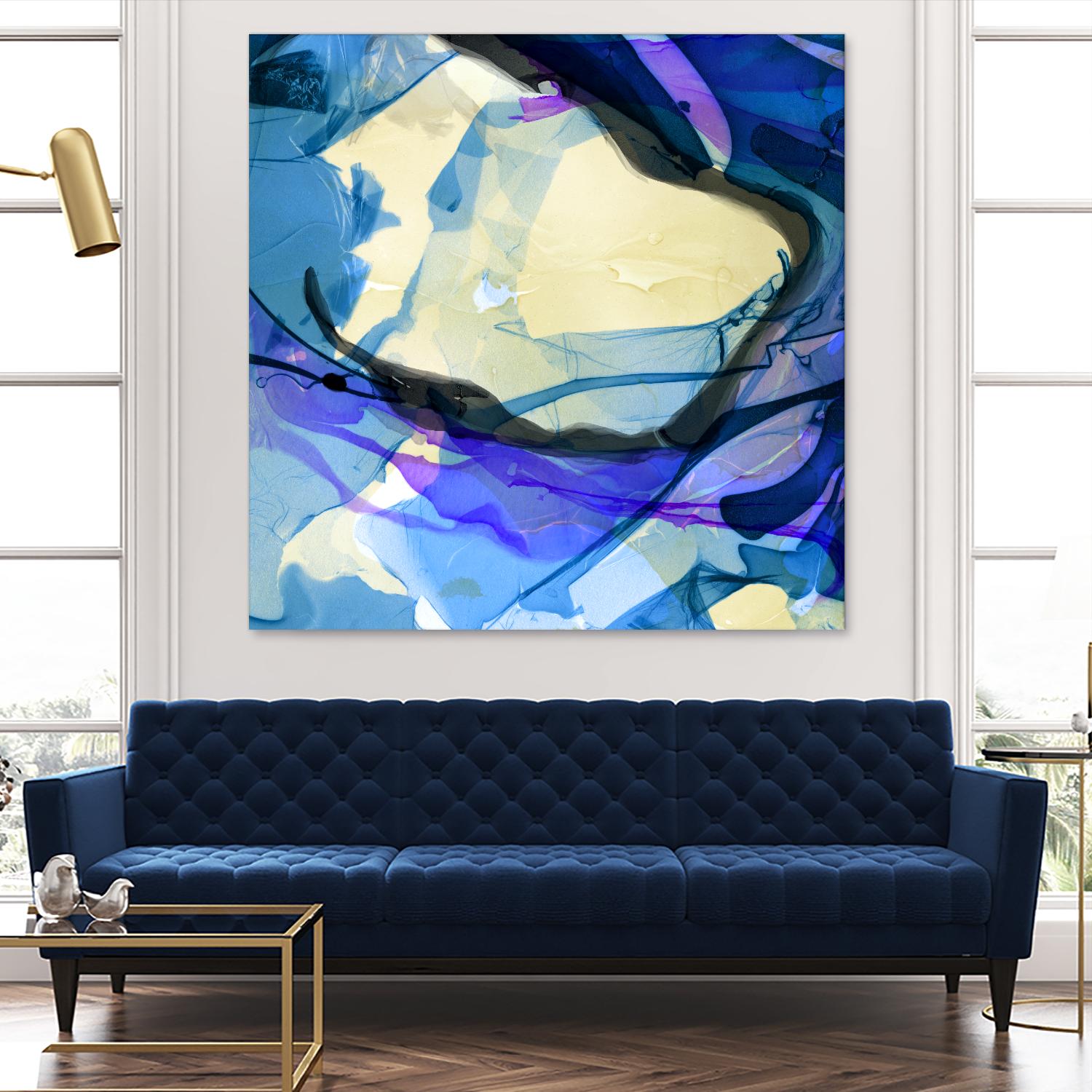 Neon Dreaming I by THE Studio on GIANT ART - purple abstract