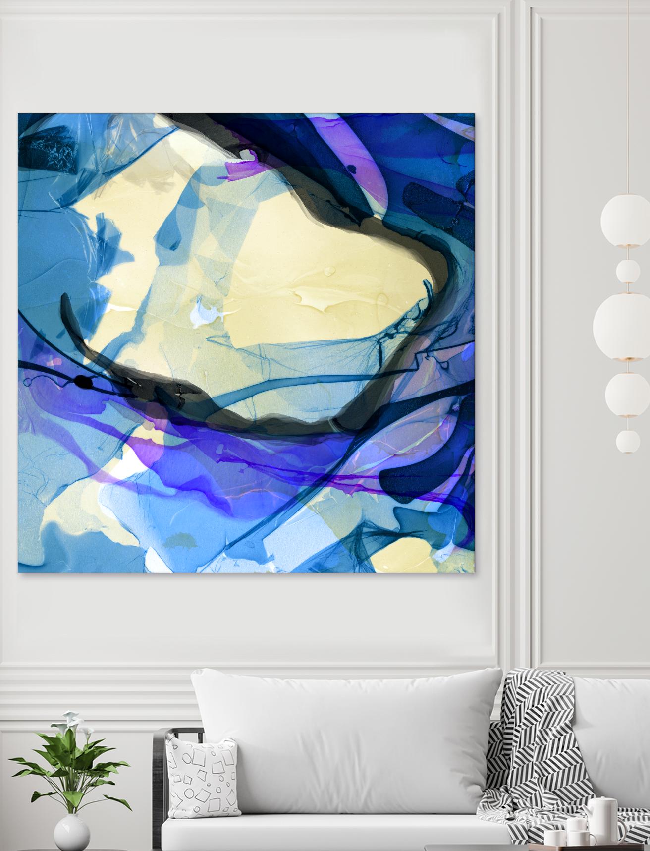 Neon Dreaming I by THE Studio on GIANT ART - purple abstract