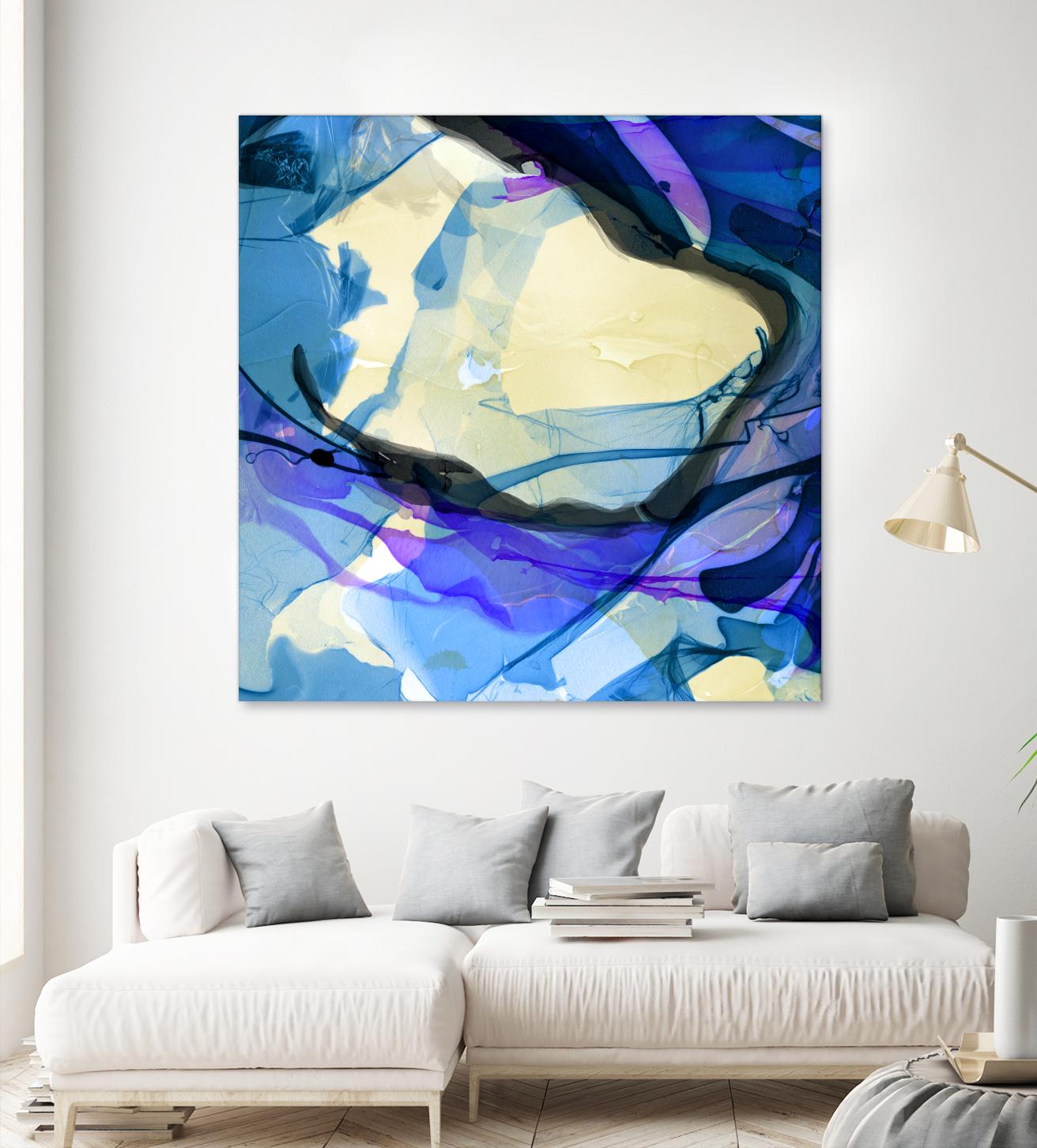 Neon Dreaming I by THE Studio on GIANT ART - purple abstract
