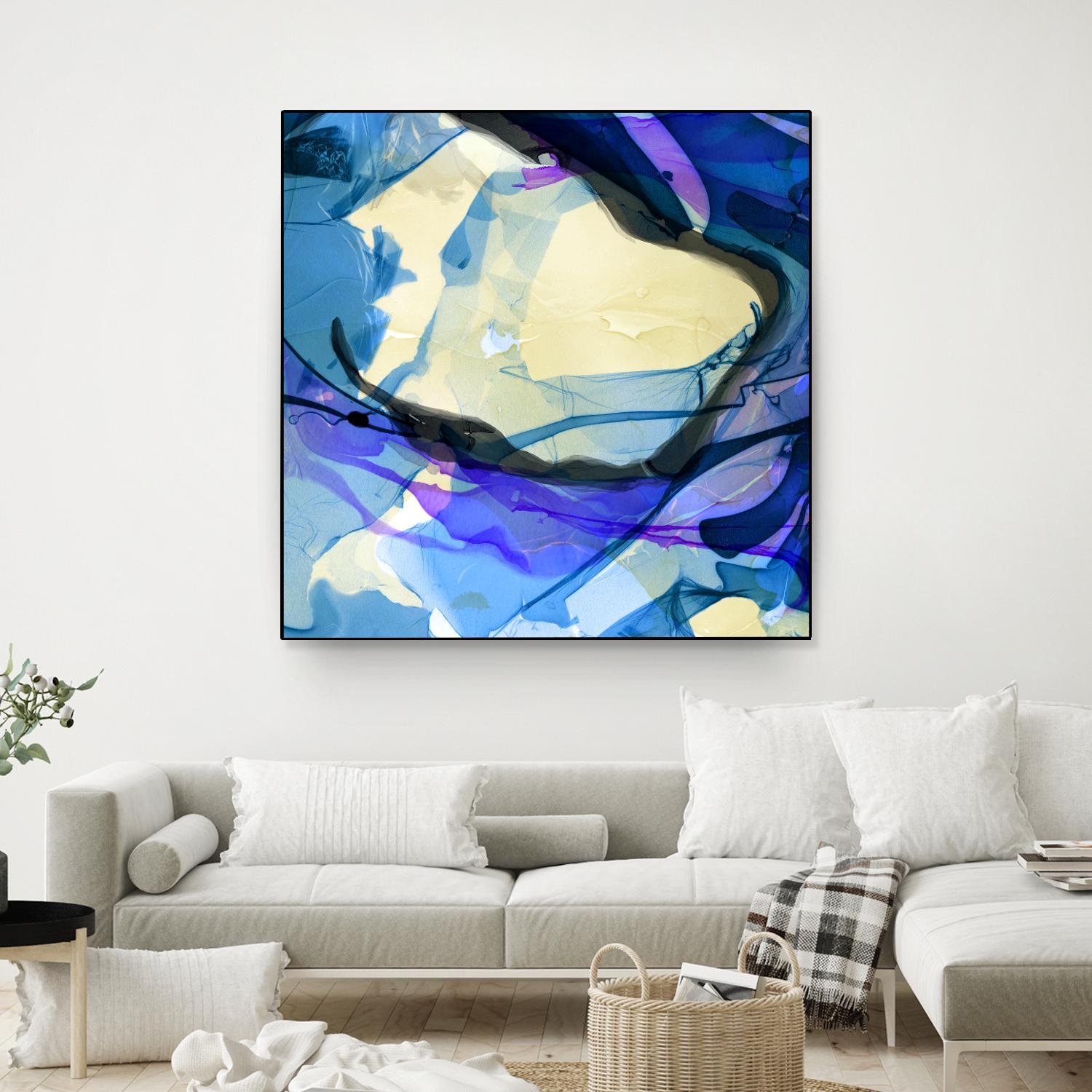 Neon Dreaming I by THE Studio on GIANT ART - purple abstract