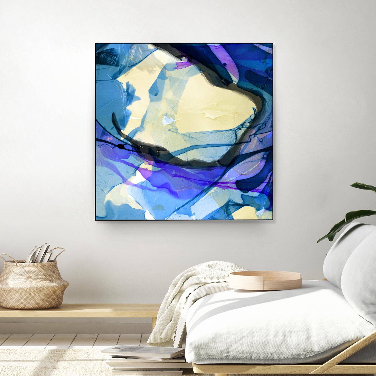 Neon Dreaming I by THE Studio on GIANT ART - purple abstract