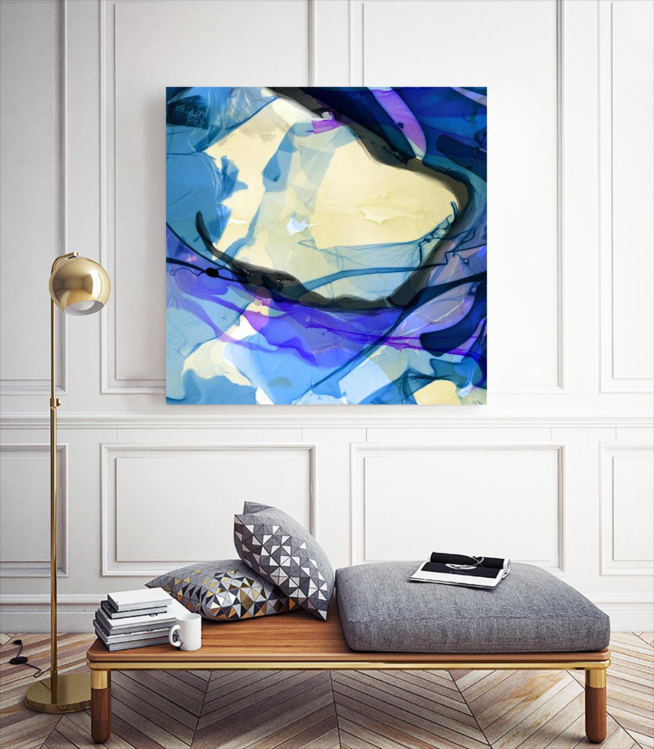 Neon Dreaming I by THE Studio on GIANT ART - purple abstract