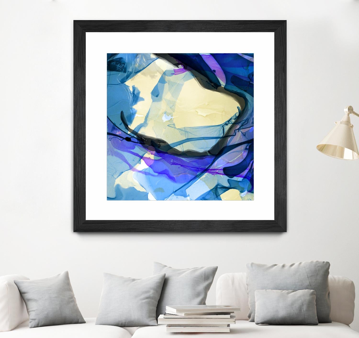 Neon Dreaming I by THE Studio on GIANT ART - purple abstract