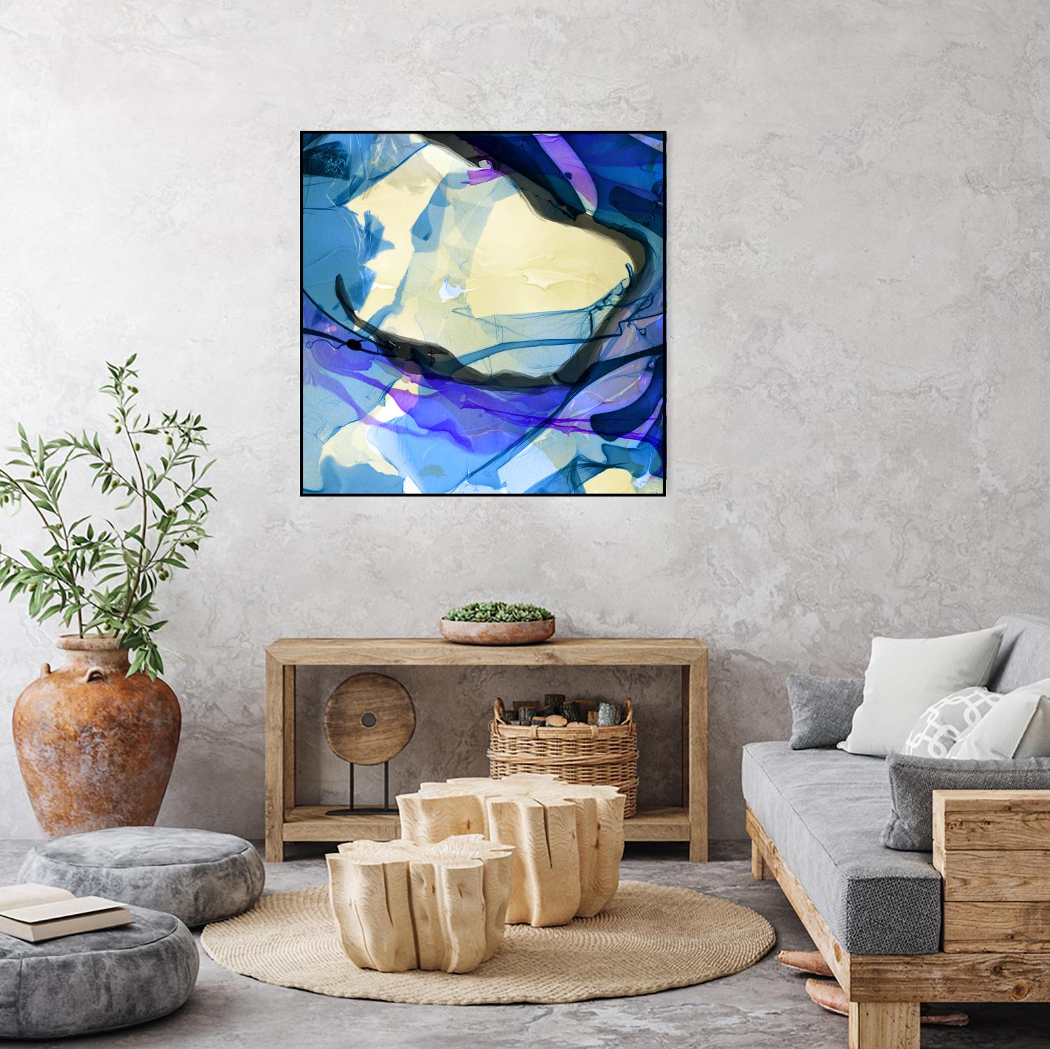 Neon Dreaming I by THE Studio on GIANT ART - purple abstract