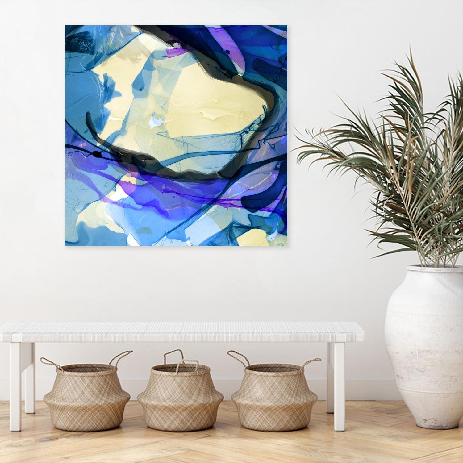 Neon Dreaming I by THE Studio on GIANT ART - purple abstract